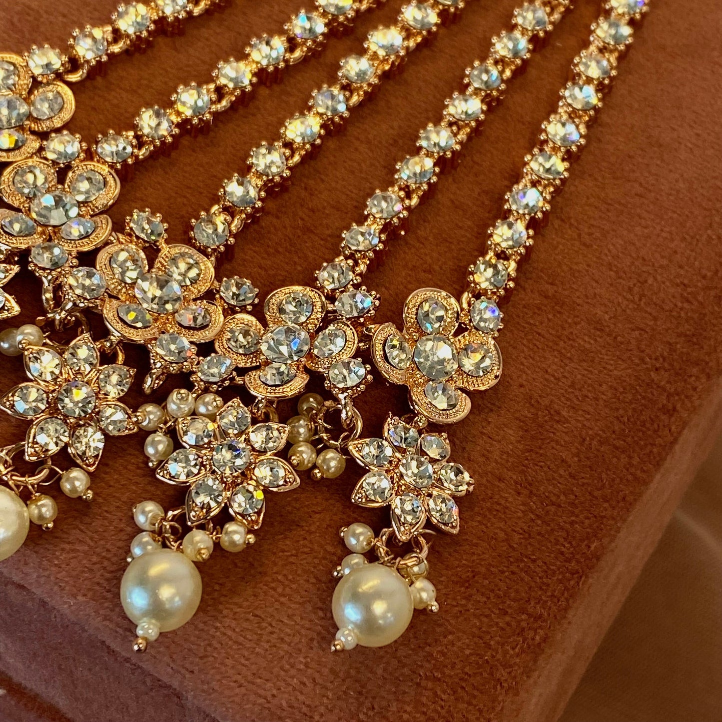 Rose Gold and Silver Jhumar