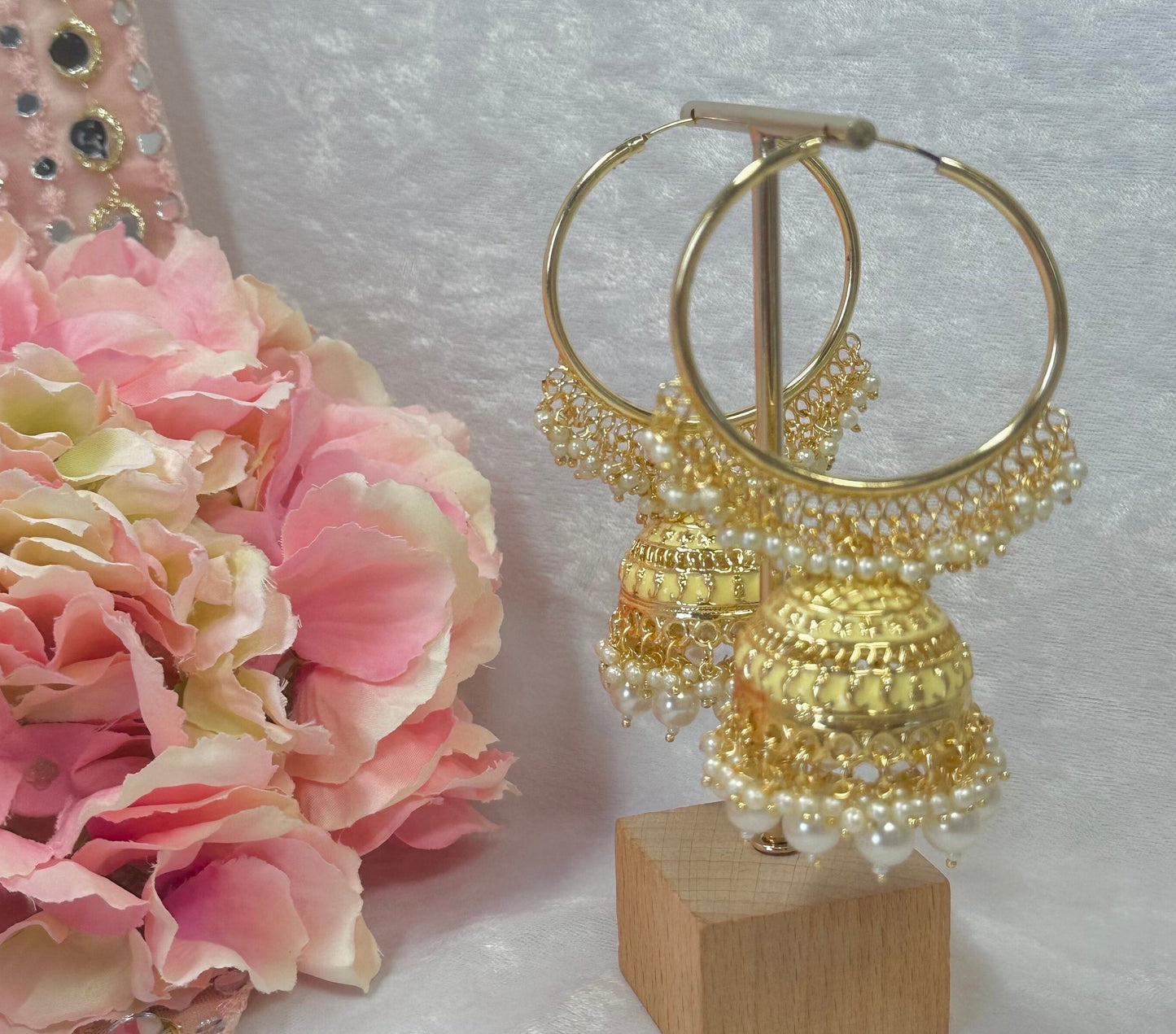Hoop Jhumka Earrings