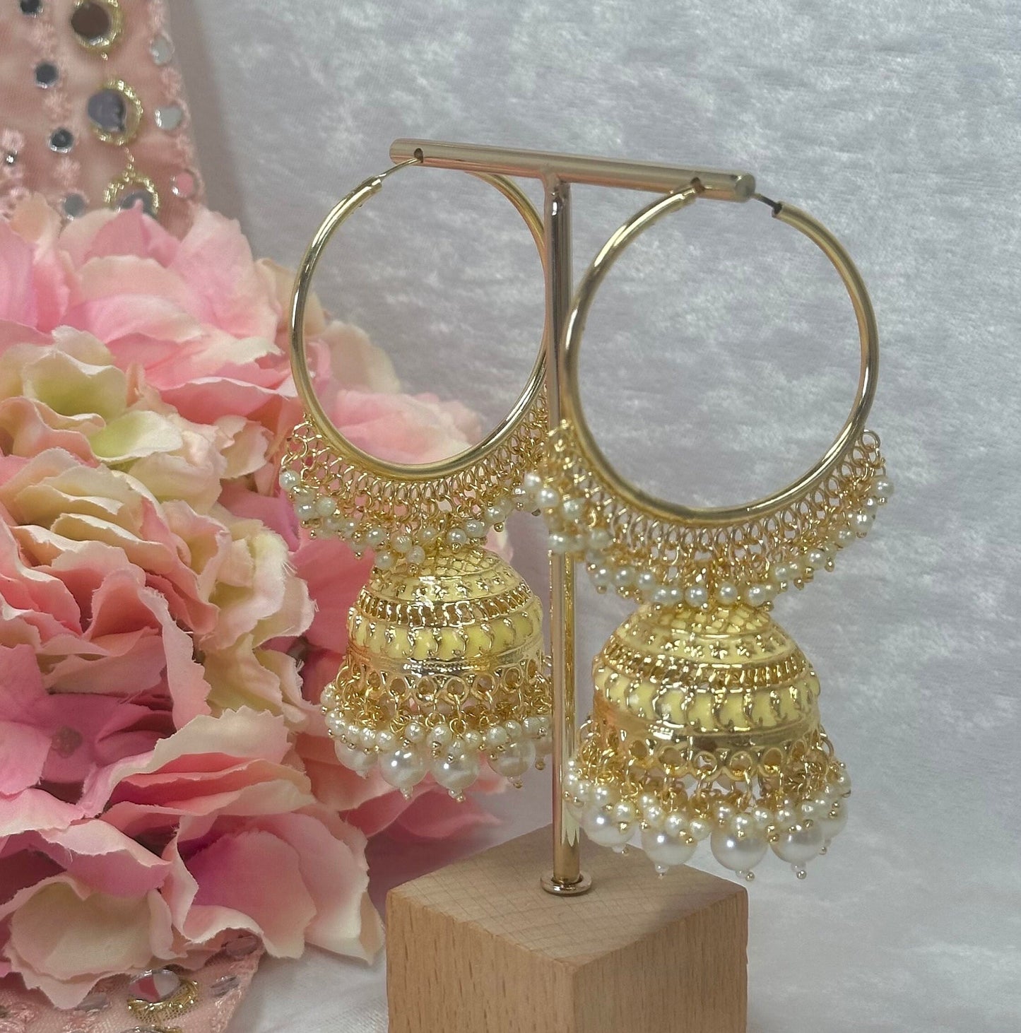 Hoop Jhumka Earrings