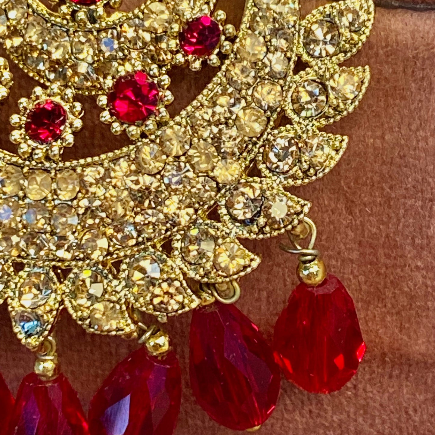 Golden/ Maroon Mathapatti (Headband) /Indian/Pakistani/Fashion Jewellery/ Bridal Forehead Jewellery Headpiece/Bollywood /phoolpatti