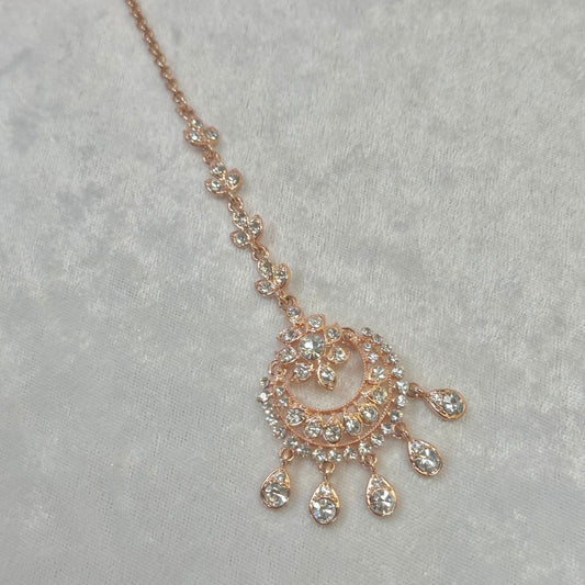 Rose Gold/Clear Medium Tikka