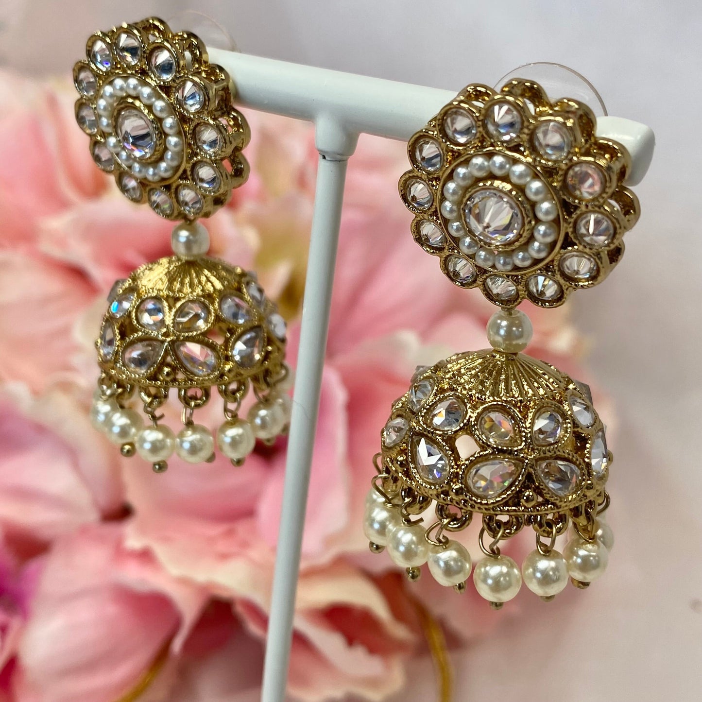 Pearl Necklace Set Earring/ Tikka/ Tikli/ Indian/ Pakistani/Fashion Jewellery/ Gift for Women