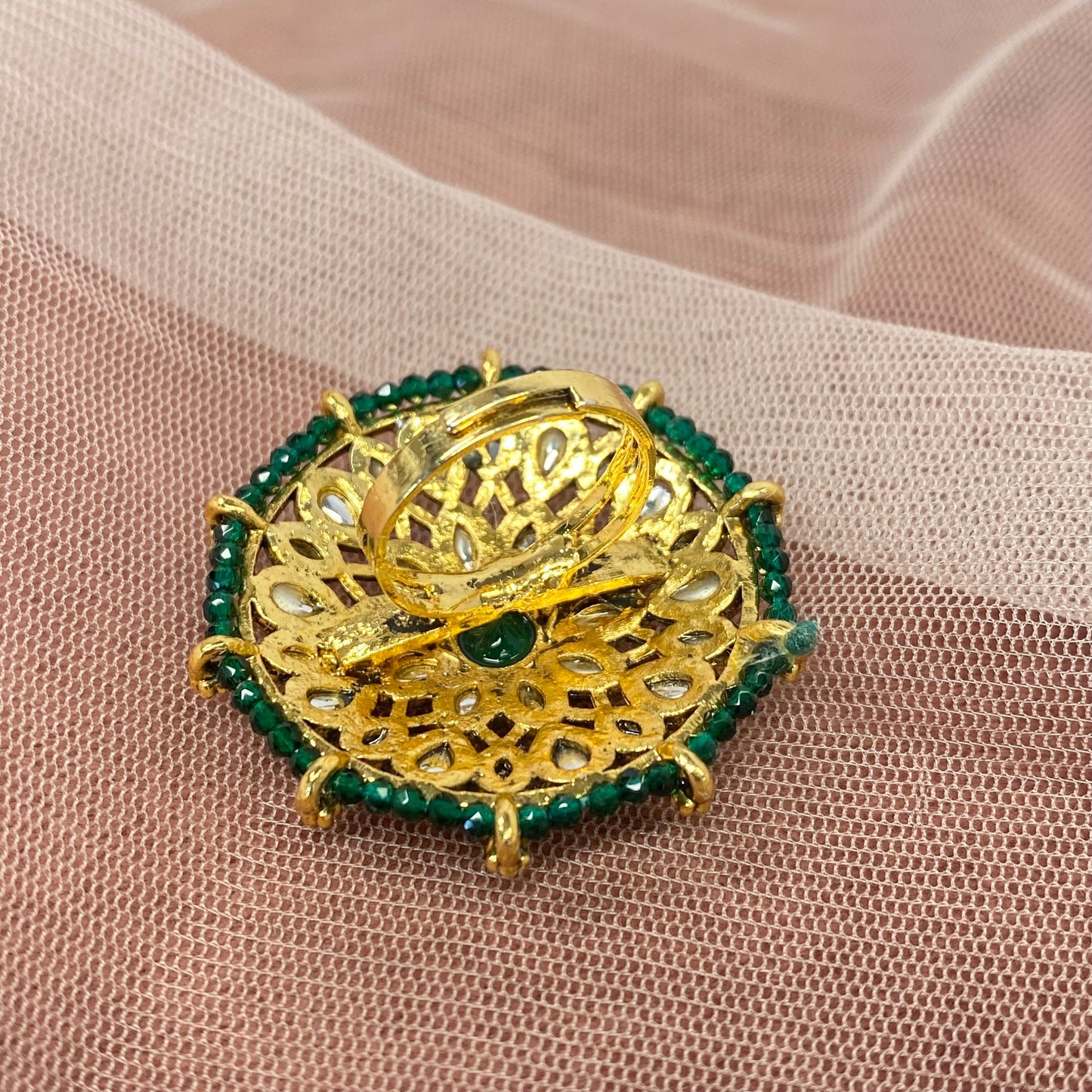 Medium Ring - Dark Green/ Fashion Jewellery/ Gift for Women/Indian/Pakistani style