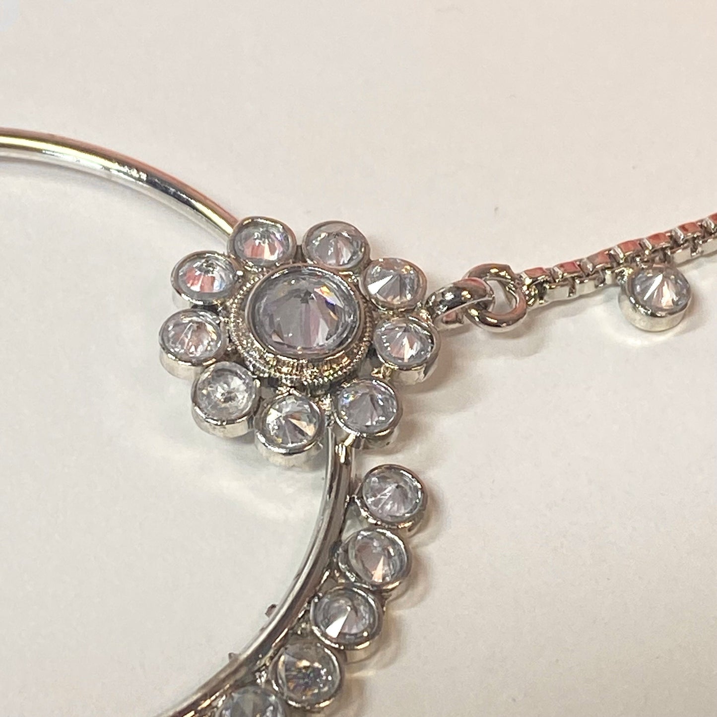 Non-Piercing Nose Ring - Silver/ Fashion Jewellery/ Gift for Women/Indian/Pakistani style/Nath /Indian Nose Jewellery