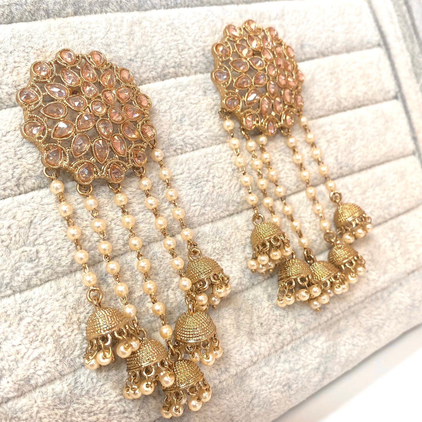 Champagne Tassle Earrings