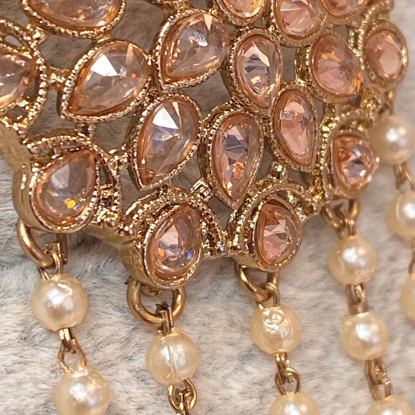 Champagne Tassle Earrings