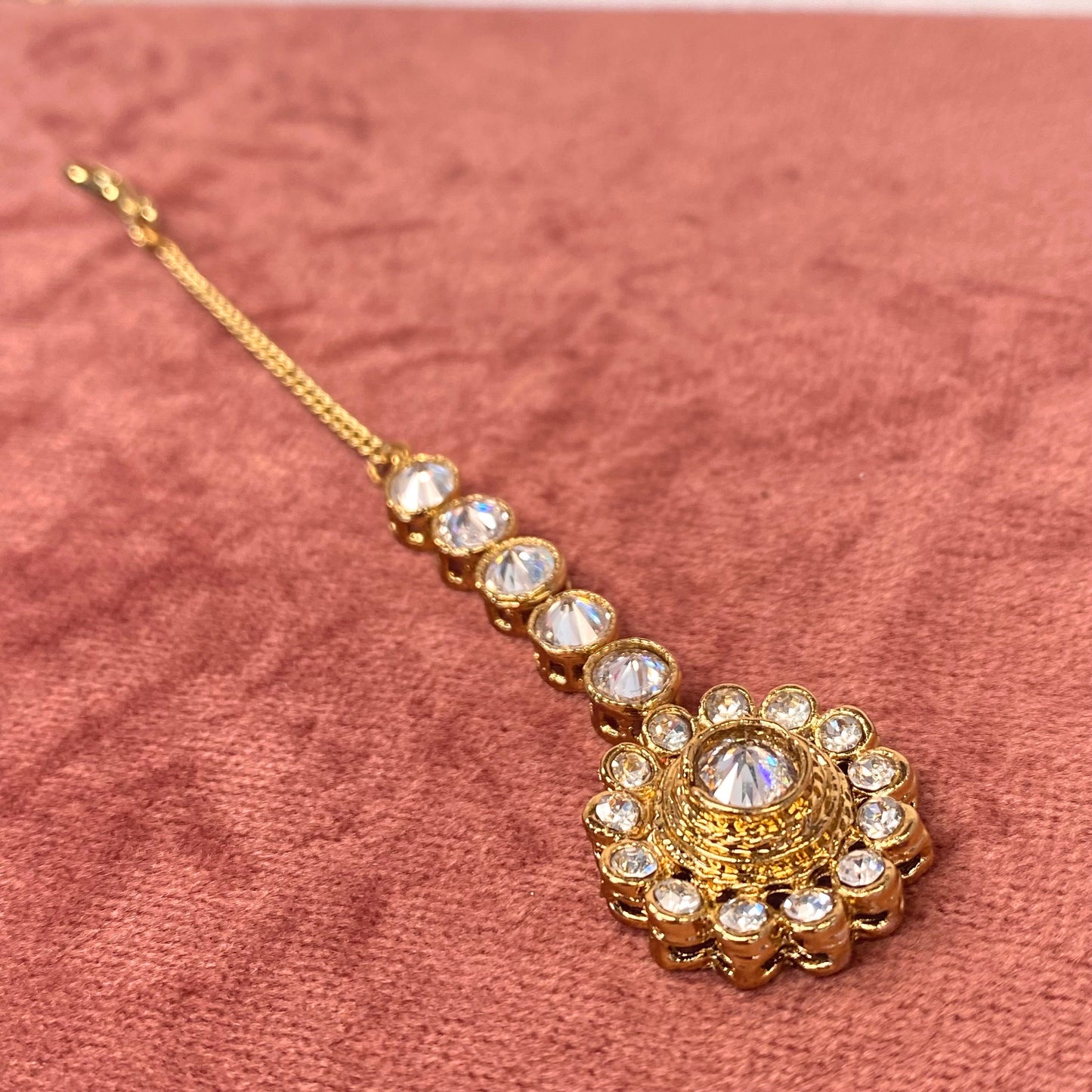 Petite Tikka/ Tikli/ Indian/ Pakistani Fashion Jewellery/Maang Tikkas