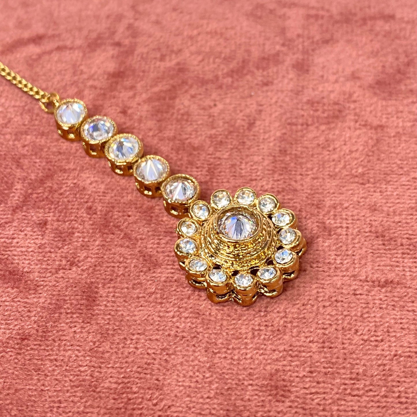 Petite Tikka/ Tikli/ Indian/ Pakistani Fashion Jewellery/Maang Tikkas