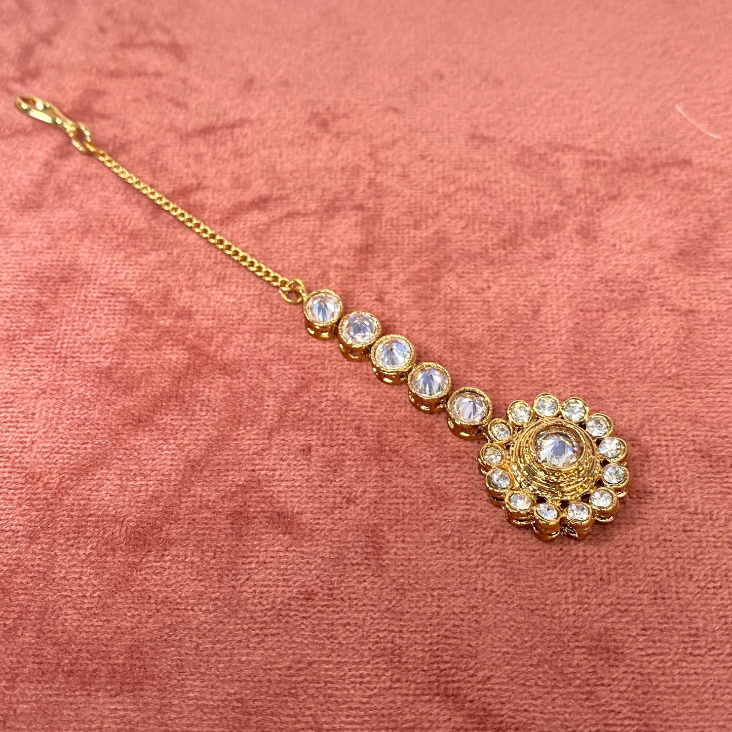 Petite Tikka/ Tikli/ Indian/ Pakistani Fashion Jewellery/Maang Tikkas