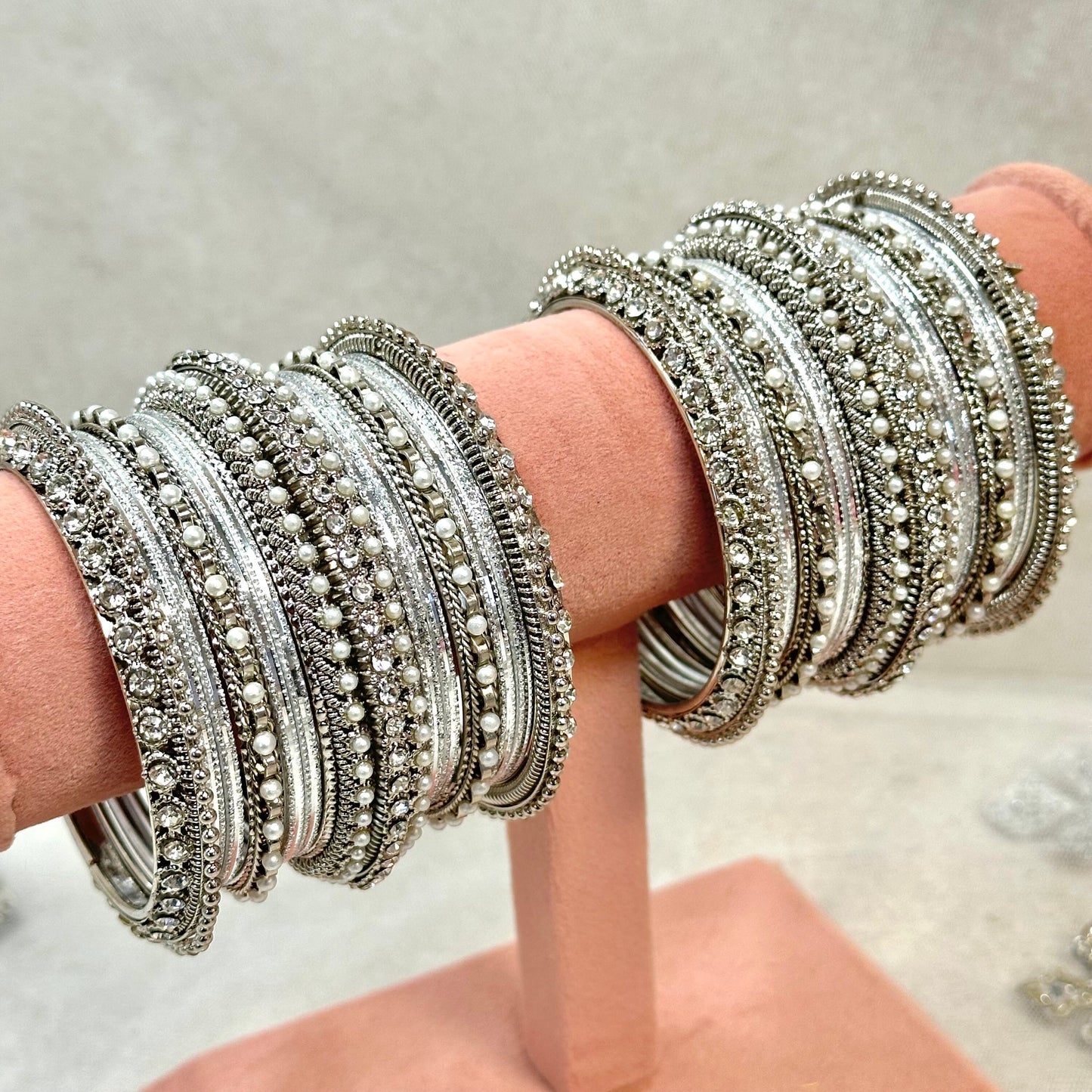 Silver Bangle Set