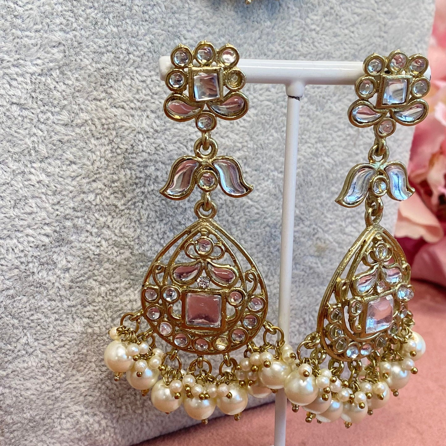 Faux Kundan Choker set Earring/ Tikka/ Tikli/ Indian/ Pakistani/Fashion Jewellery/ Gift for Women