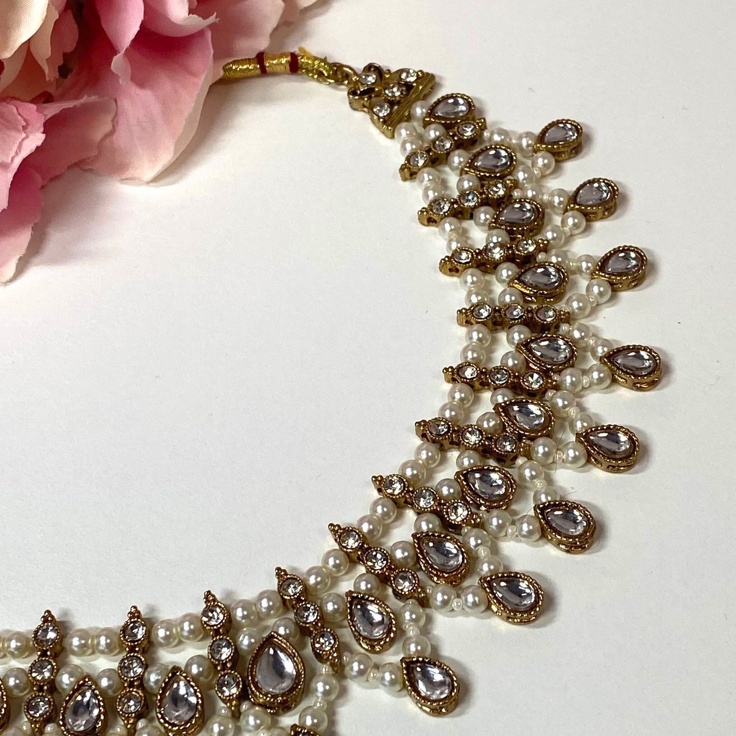 Pearl Necklace/ Choker (Individual piece)/ Unique Style/ Indian/ Pakistani/Fashion Jewellery/ Gift for Women