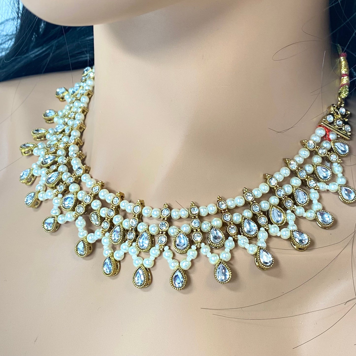 Pearl Necklace/ Choker (Individual piece)/ Unique Style/ Indian/ Pakistani/Fashion Jewellery/ Gift for Women