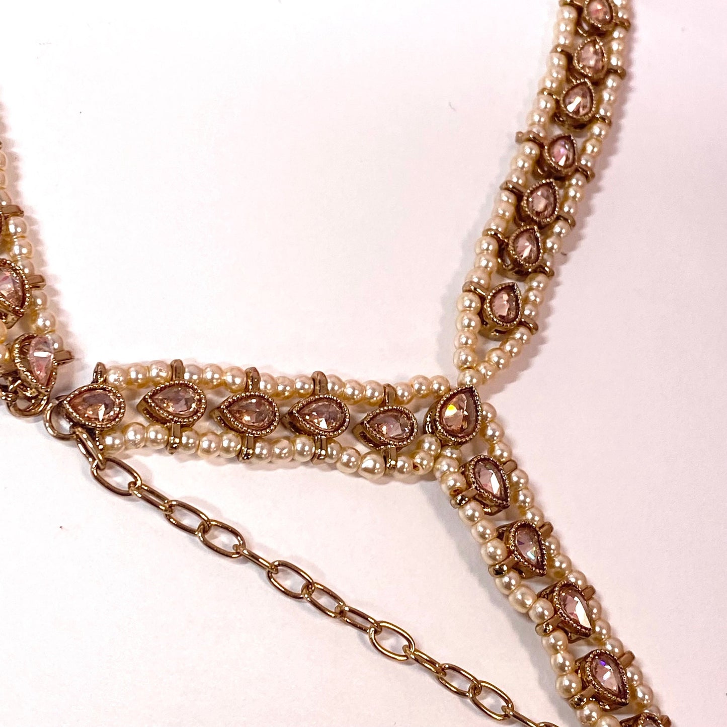 Hand Harness - Pair - Champagne/ Fashion Jewellery/ Gift for Women/Indian/Pakistani style /Haathphool/Hand Accessory