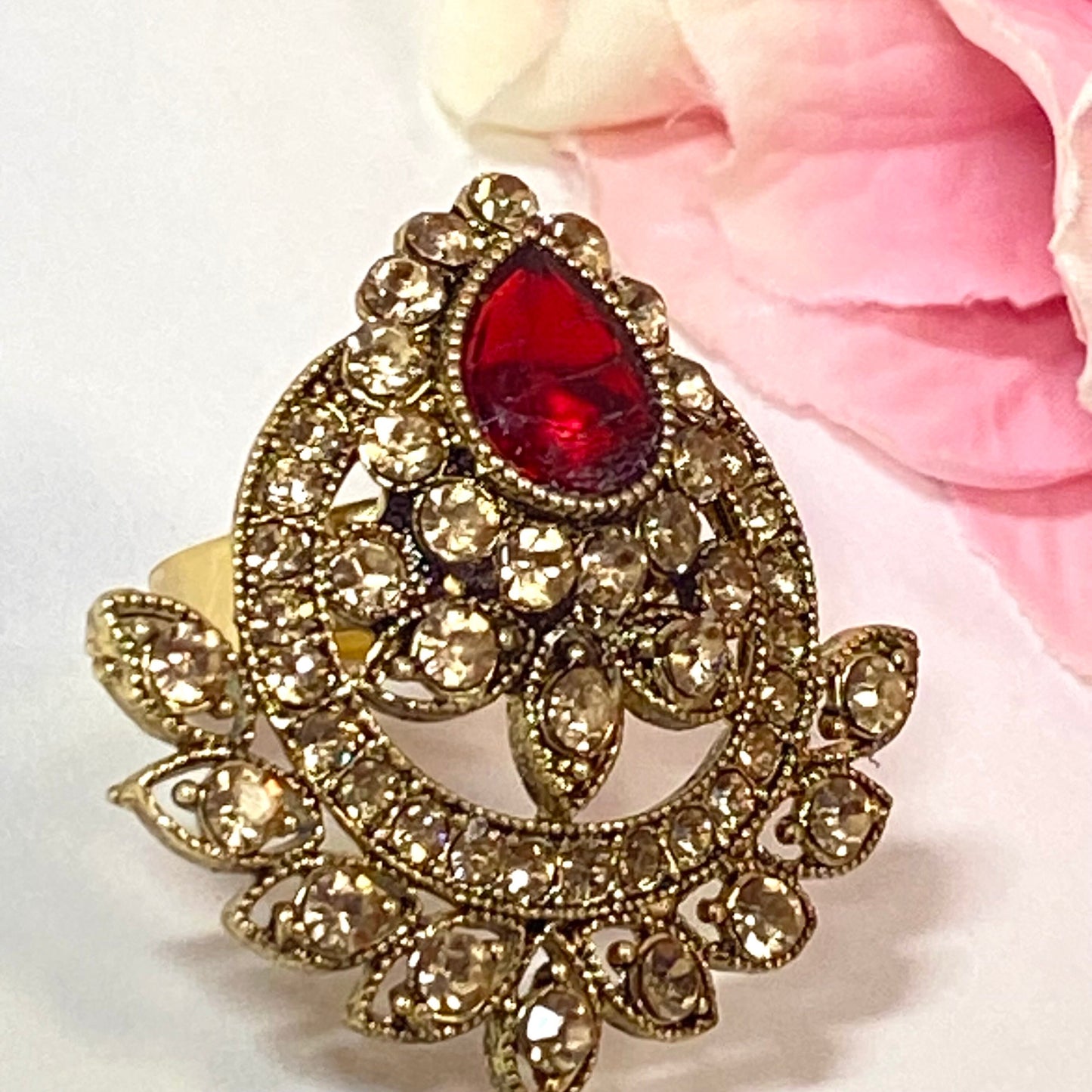 Hand Harness - Maroon/ Fashion Jewellery/ Gift for Women/Indian/Pakistani style /Haathphool/Hand Accessory