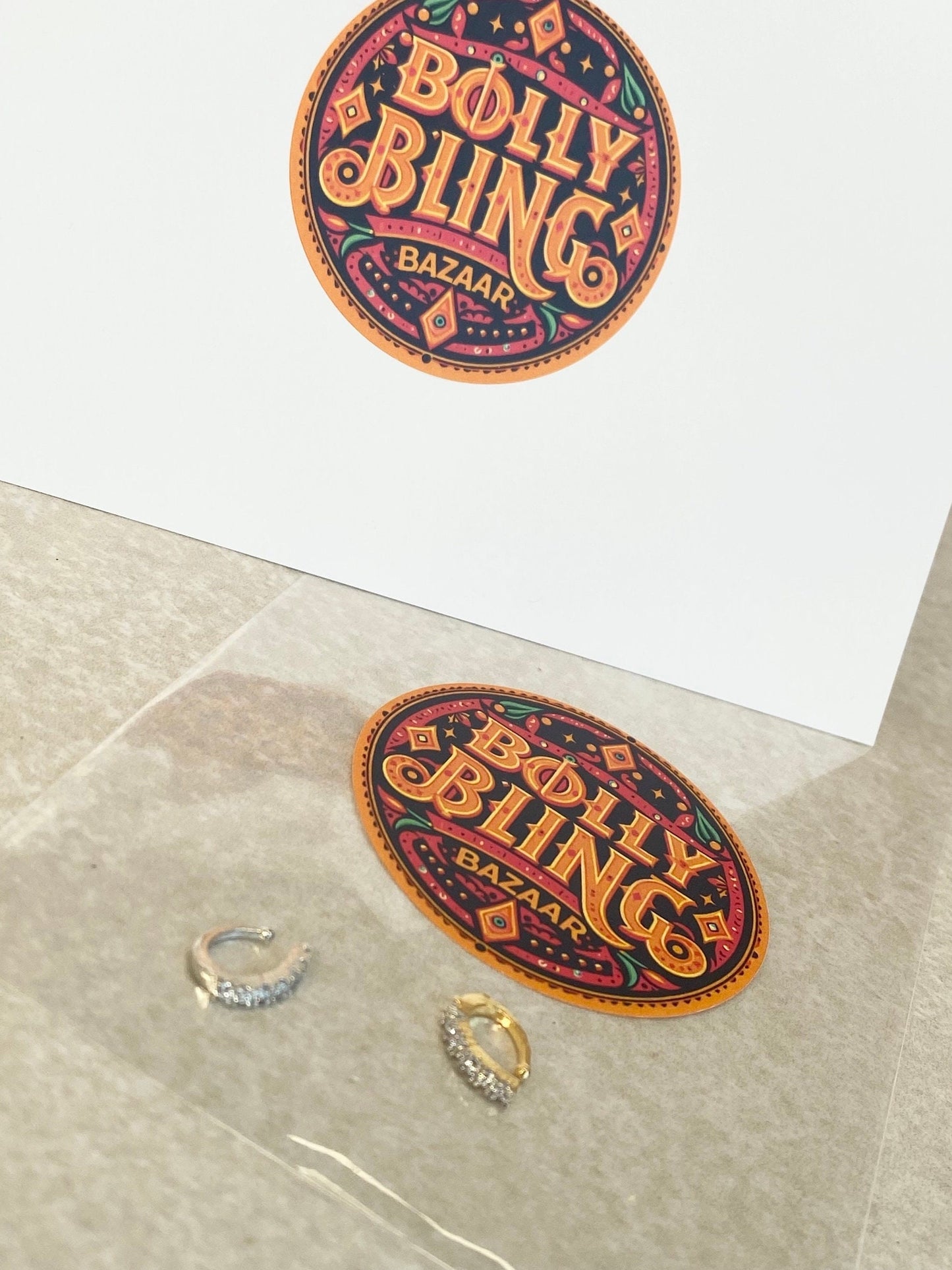 Small Crystal Nose Rings - Gold and Silver/ Fashion Jewellery/ Gift for Women/Indian/Pakistani style/Nath /Indian Nose Jewellery