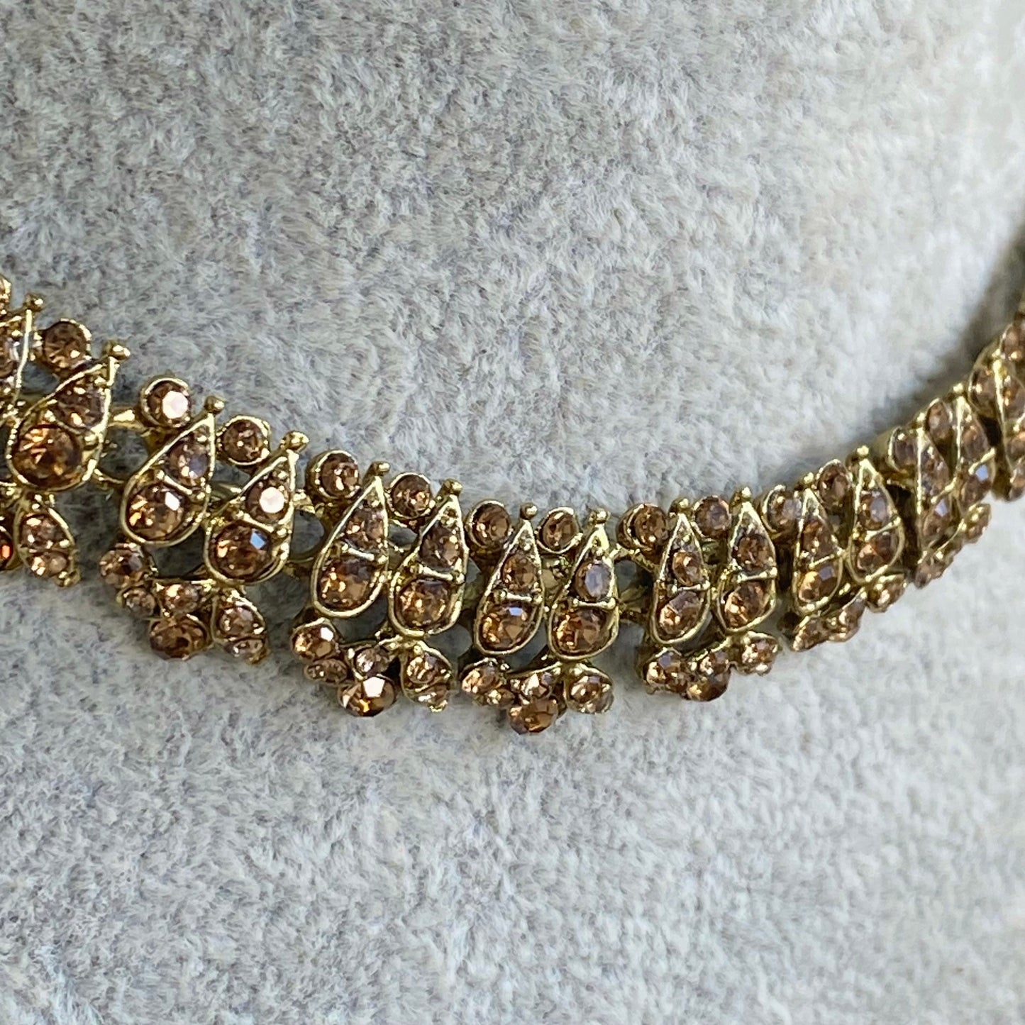 Golden Elegant Necklace- Single/ Unique Style/ Indian/ Pakistani/Fashion Jewellery/ Gift for Women