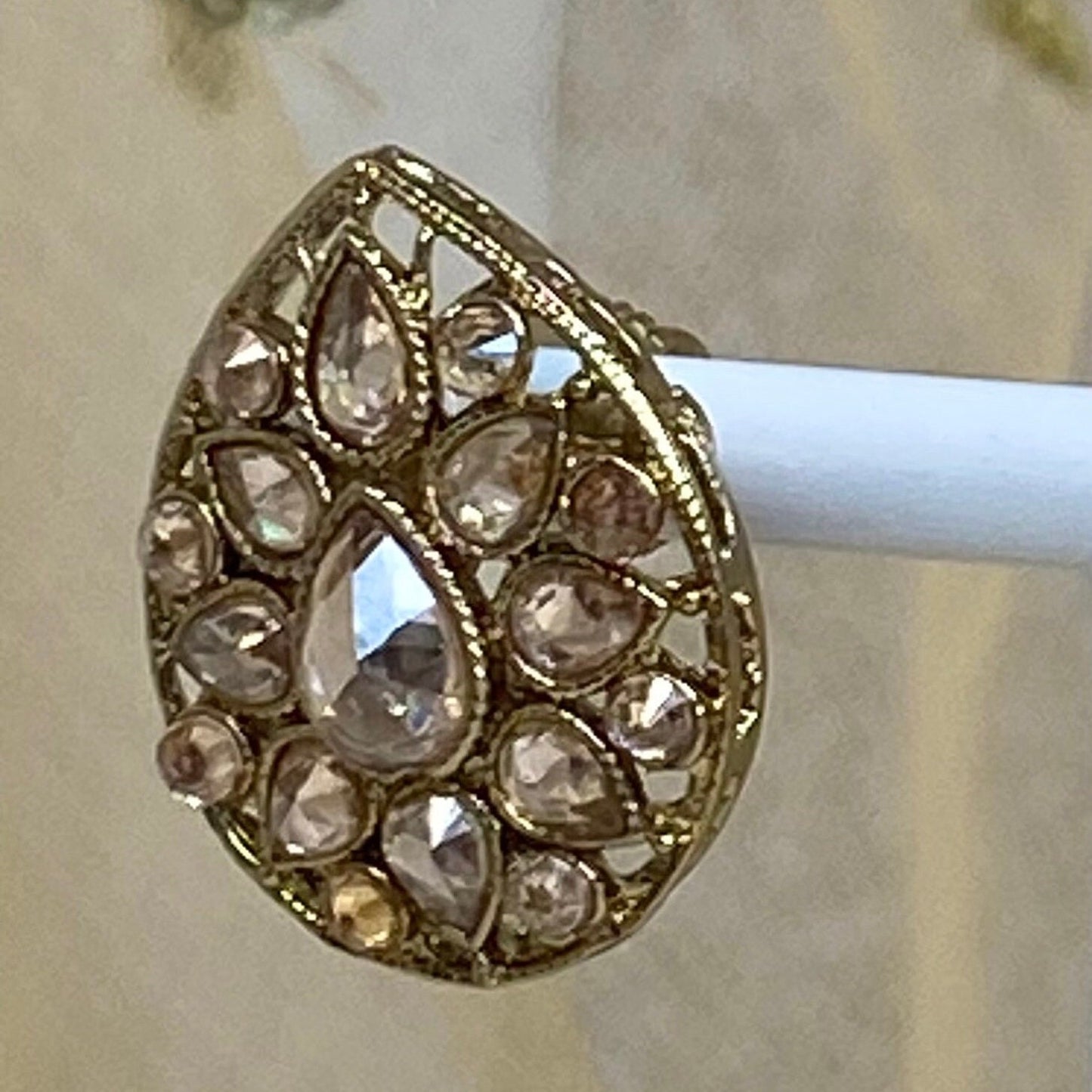 Small Stud Earrings - Champagne/ Fashion Jewellery/ Gift for Women/Indian/Pakistani style