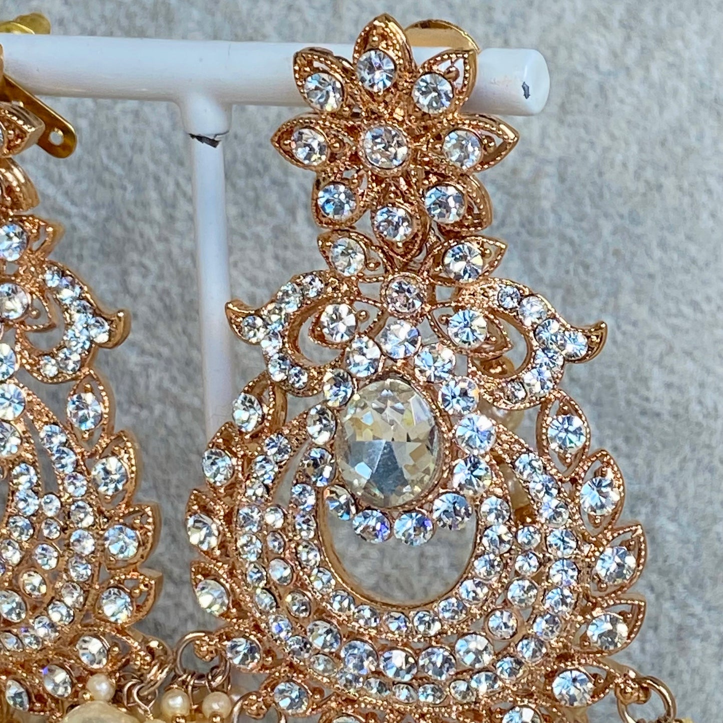 Rose Gold Full Bridal Necklace set