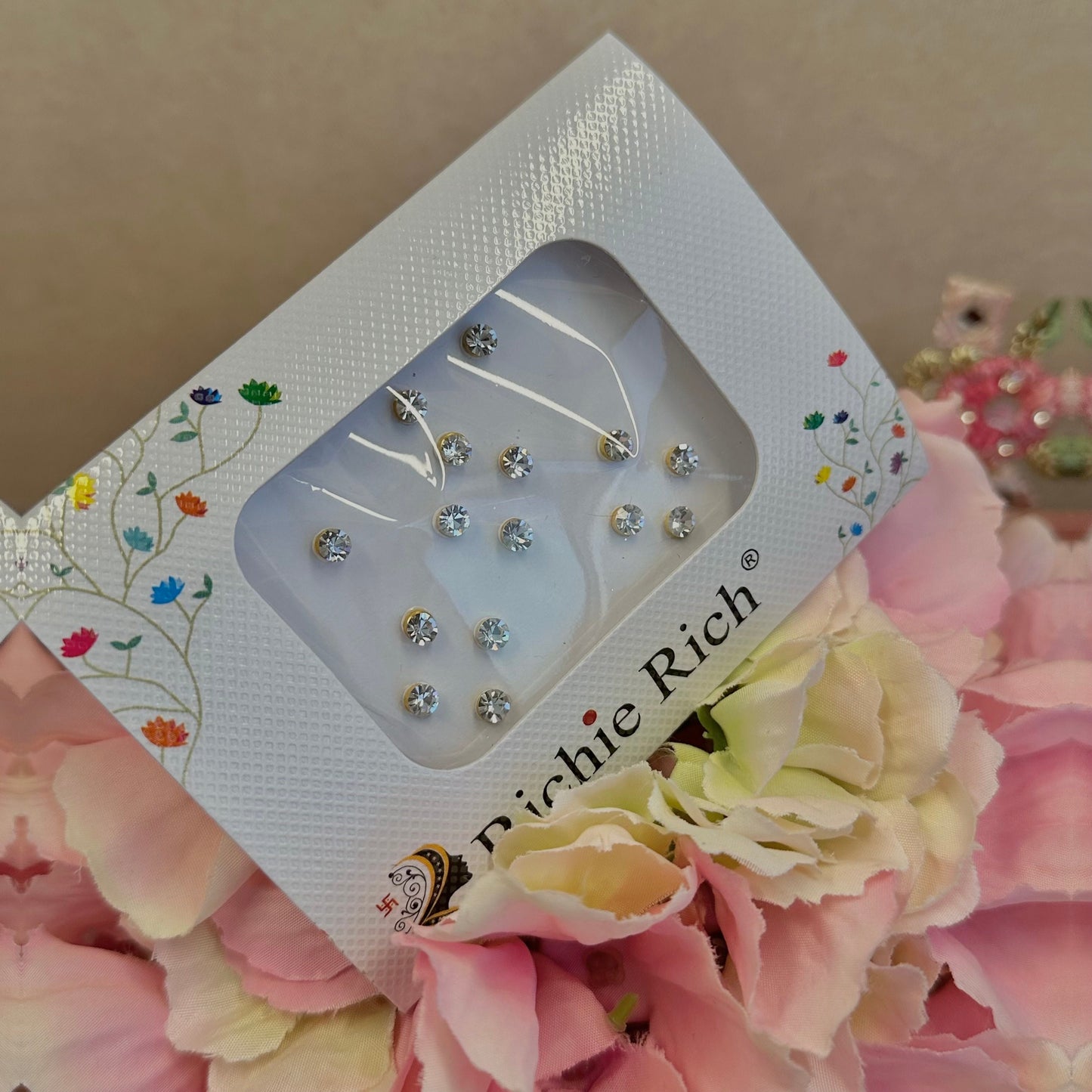 Small Clear Bangle Set (Bindi pack included)/Indian/ Pakistani/Jewelley/ Fashion Bracelet