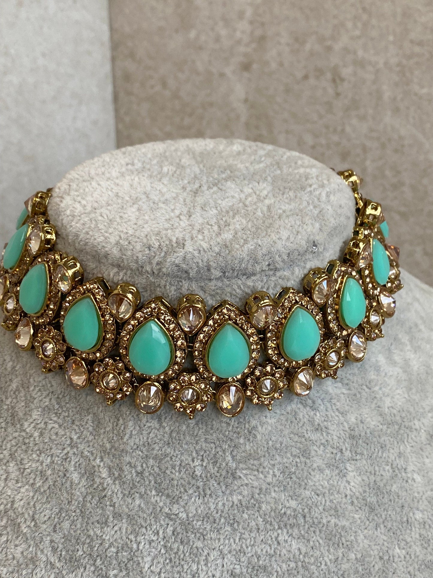 Mint Choker Single/ Unique Style/ Indian/ Pakistani/Fashion Jewellery/ Gift for Women