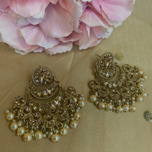 Golden Indian Earrings