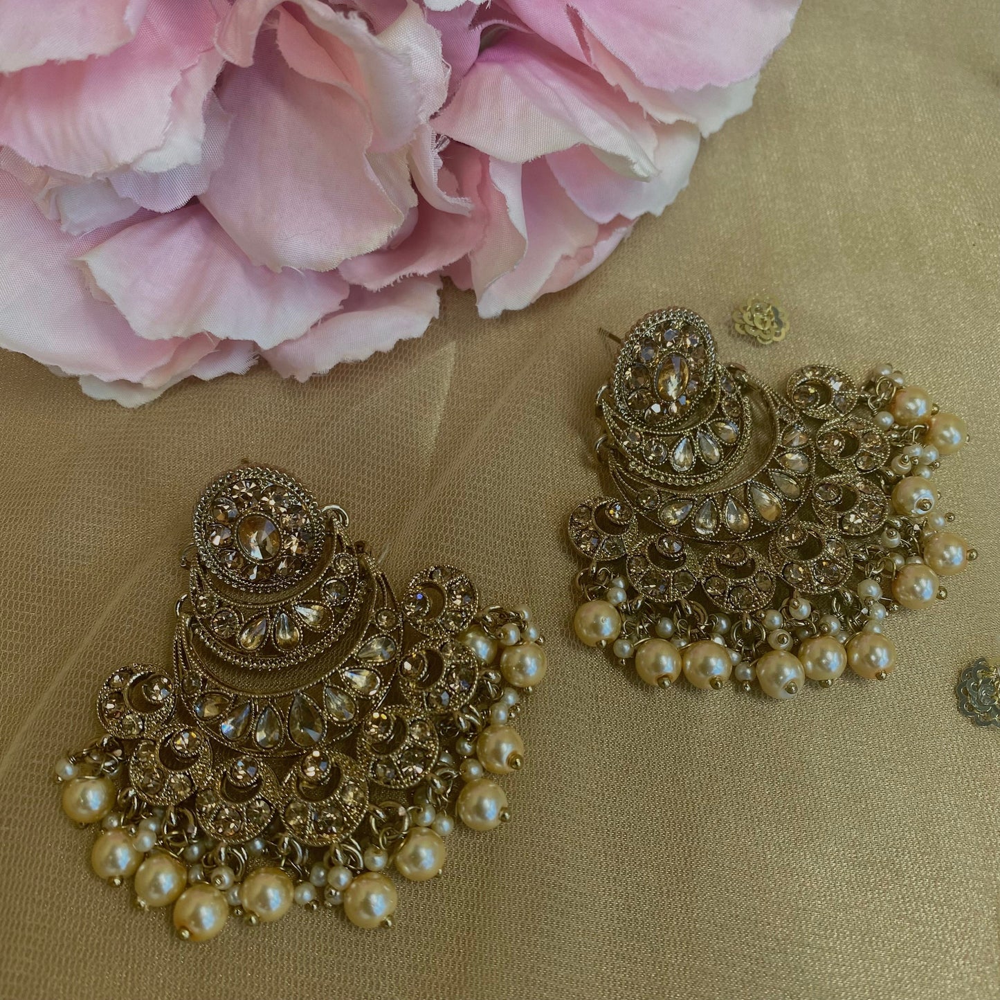 Golden Indian Earrings