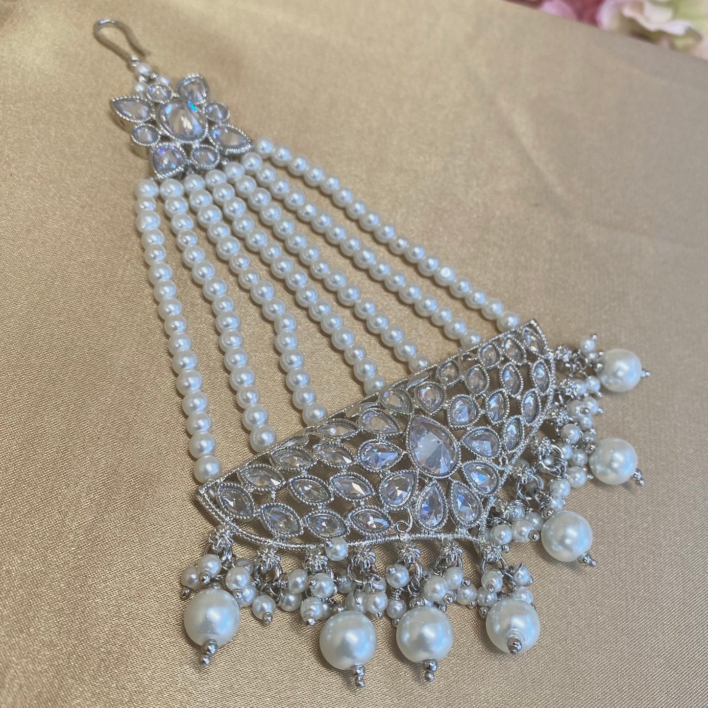 Silver Jhumar Only/ Passa/ Indian/ Pakistani Style/Headpieces