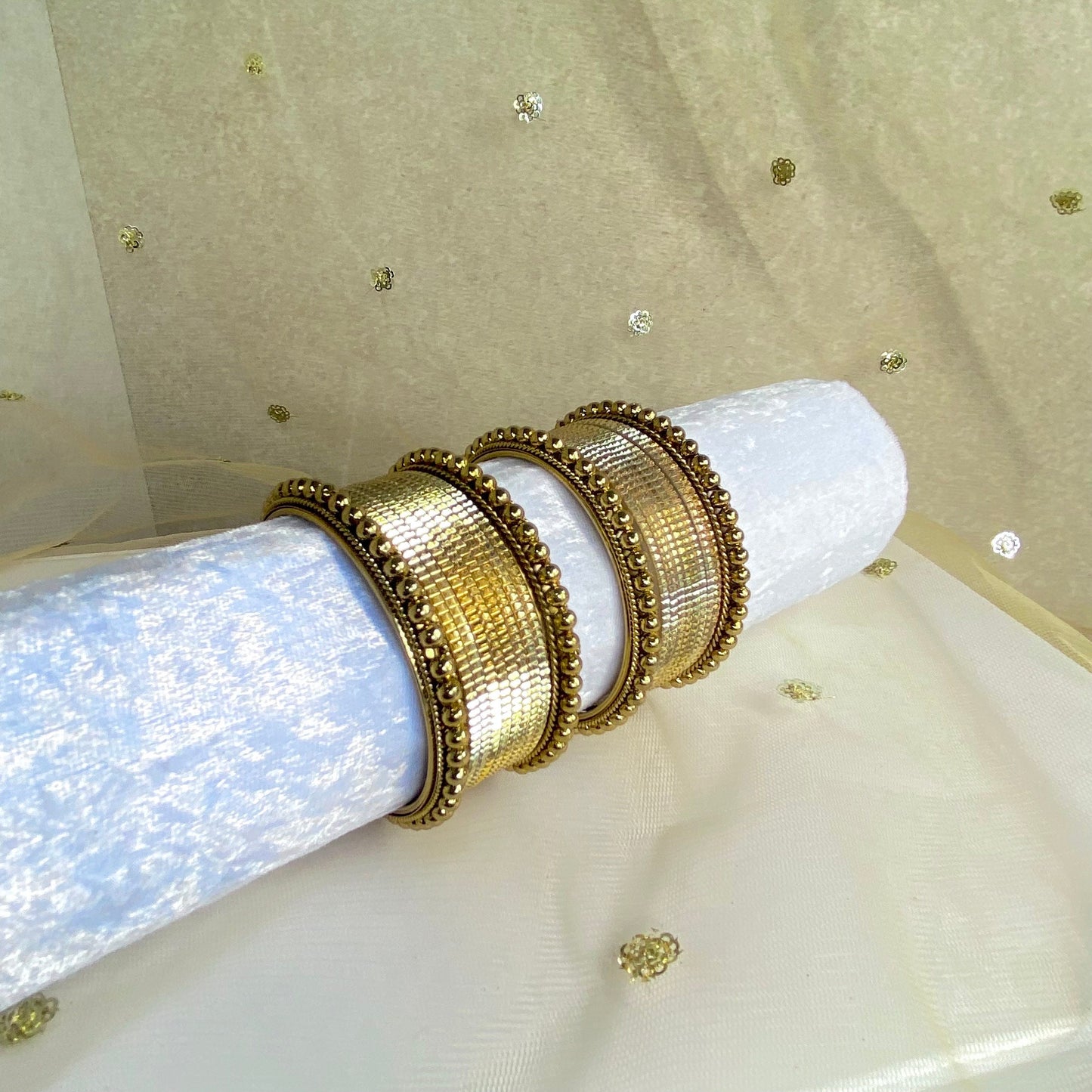 Gold Bangle Set/Indian/ Pakistani/Jewelley/ Fashion Bracelet/Wedding/Party/Gift for women