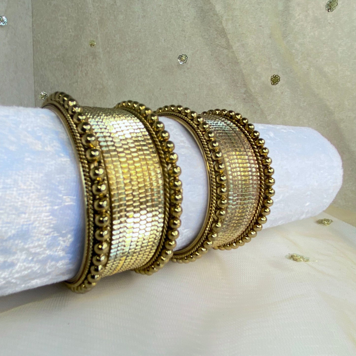 Gold Bangle Set/Indian/ Pakistani/Jewelley/ Fashion Bracelet/Wedding/Party/Gift for women