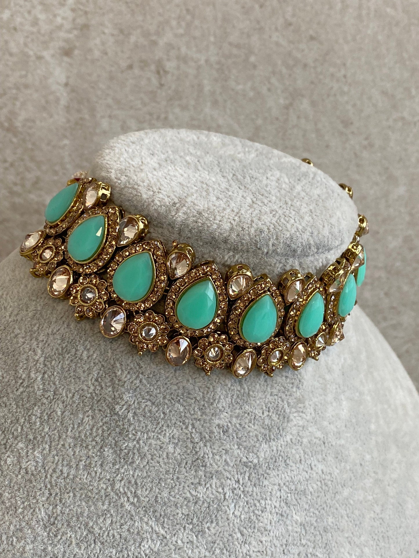 Mint Choker Single/ Unique Style/ Indian/ Pakistani/Fashion Jewellery/ Gift for Women