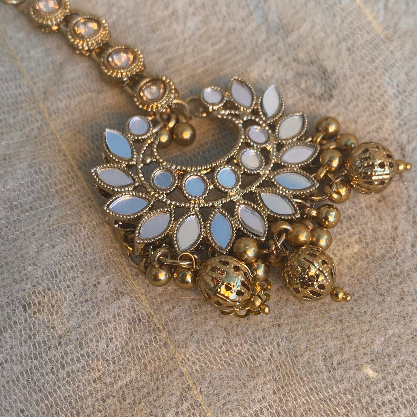 Single Necklace and Tikka / Tikka/ Tikli/ Indian/ Pakistani/Fashion Jewellery/ Gift for Women