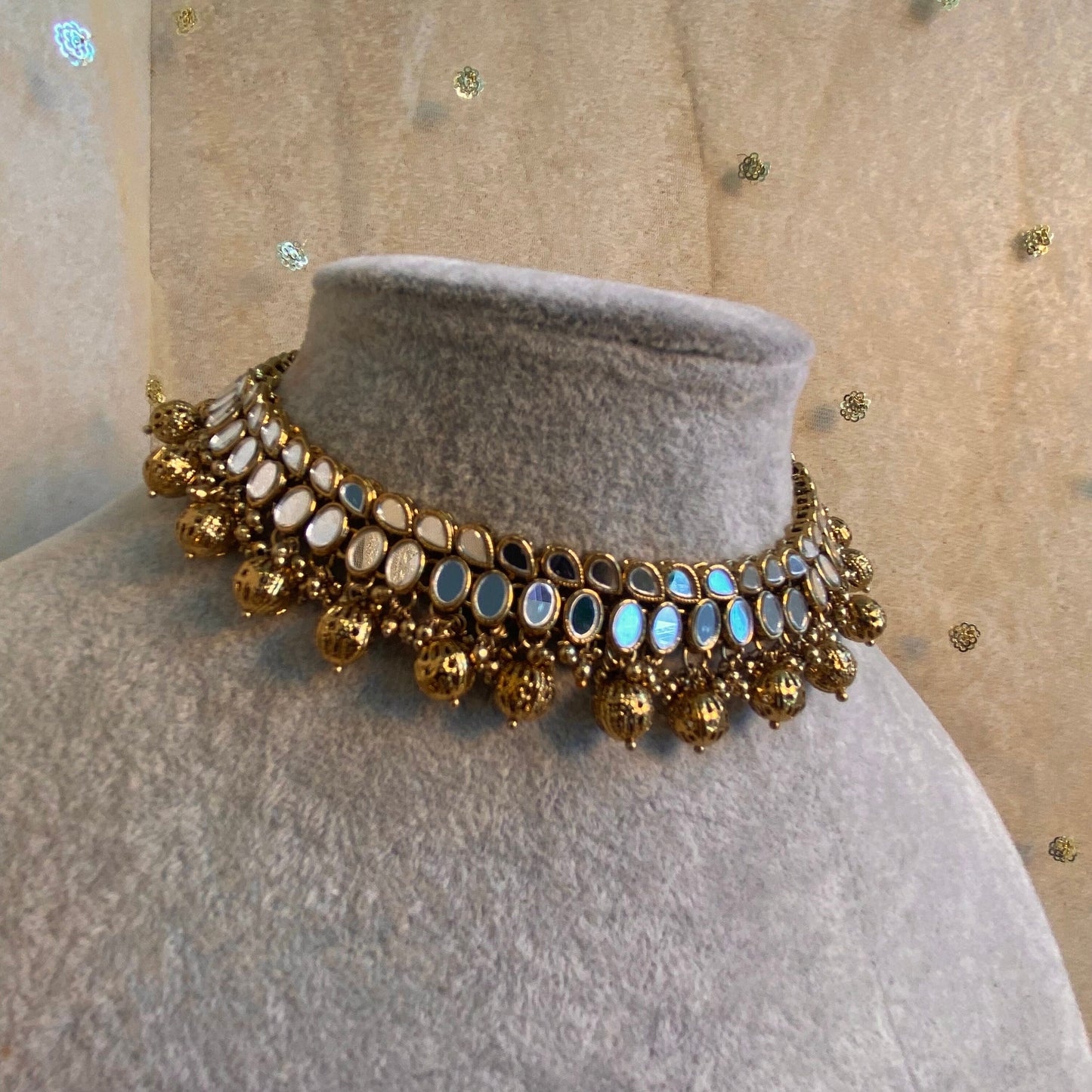 Single Necklace and Tikka / Tikka/ Tikli/ Indian/ Pakistani/Fashion Jewellery/ Gift for Women