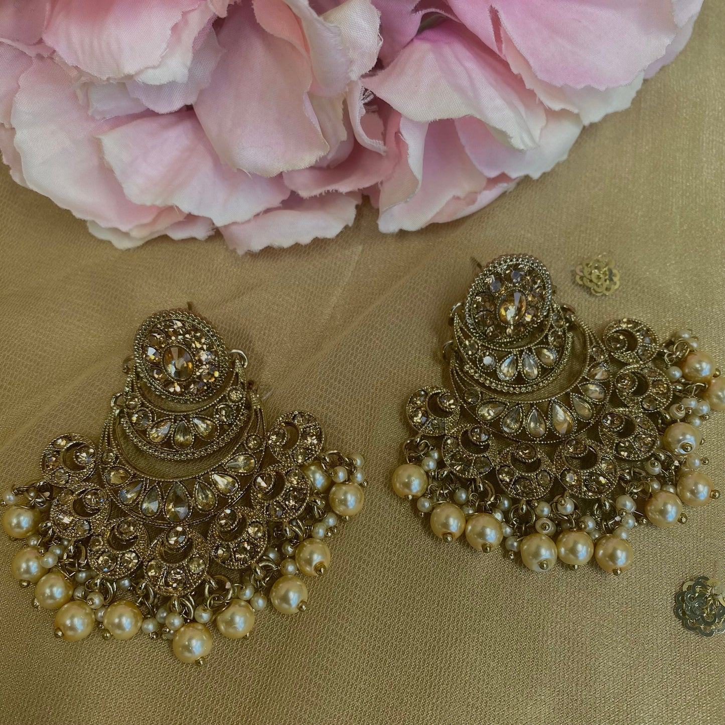 Golden Indian Earrings
