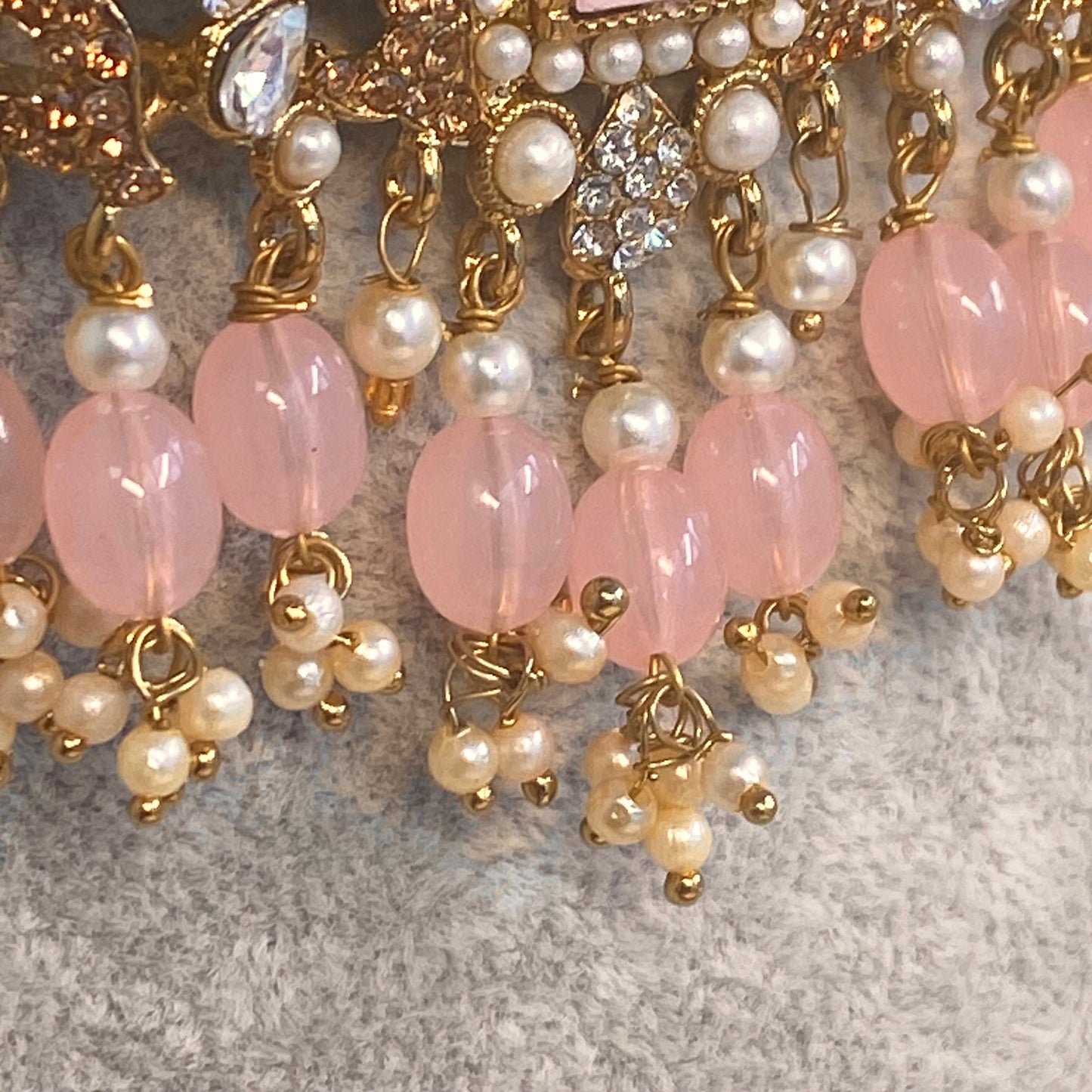 Choker Only- Light Pink/ Unique Style/ Indian/ Pakistani/Fashion Jewellery/ Gift for Women