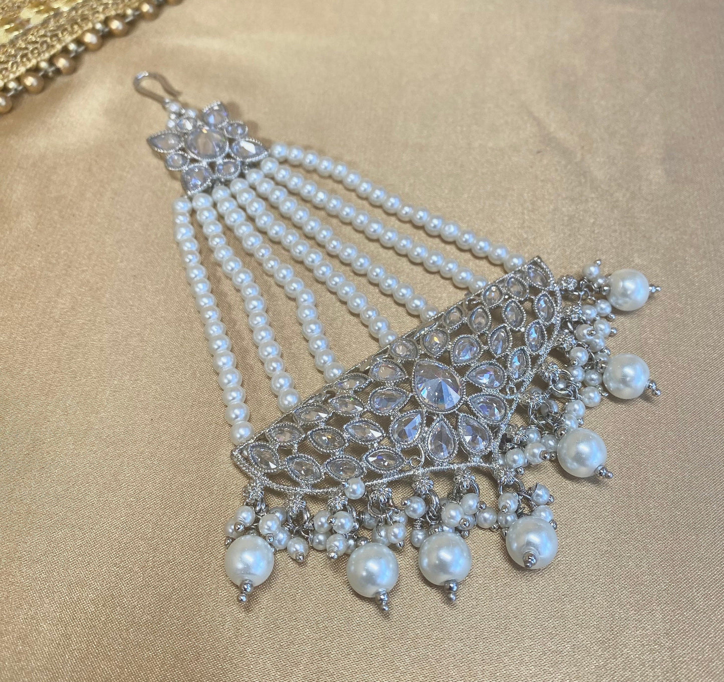 Silver Jhumar Only/ Passa/ Indian/ Pakistani Style/Headpieces