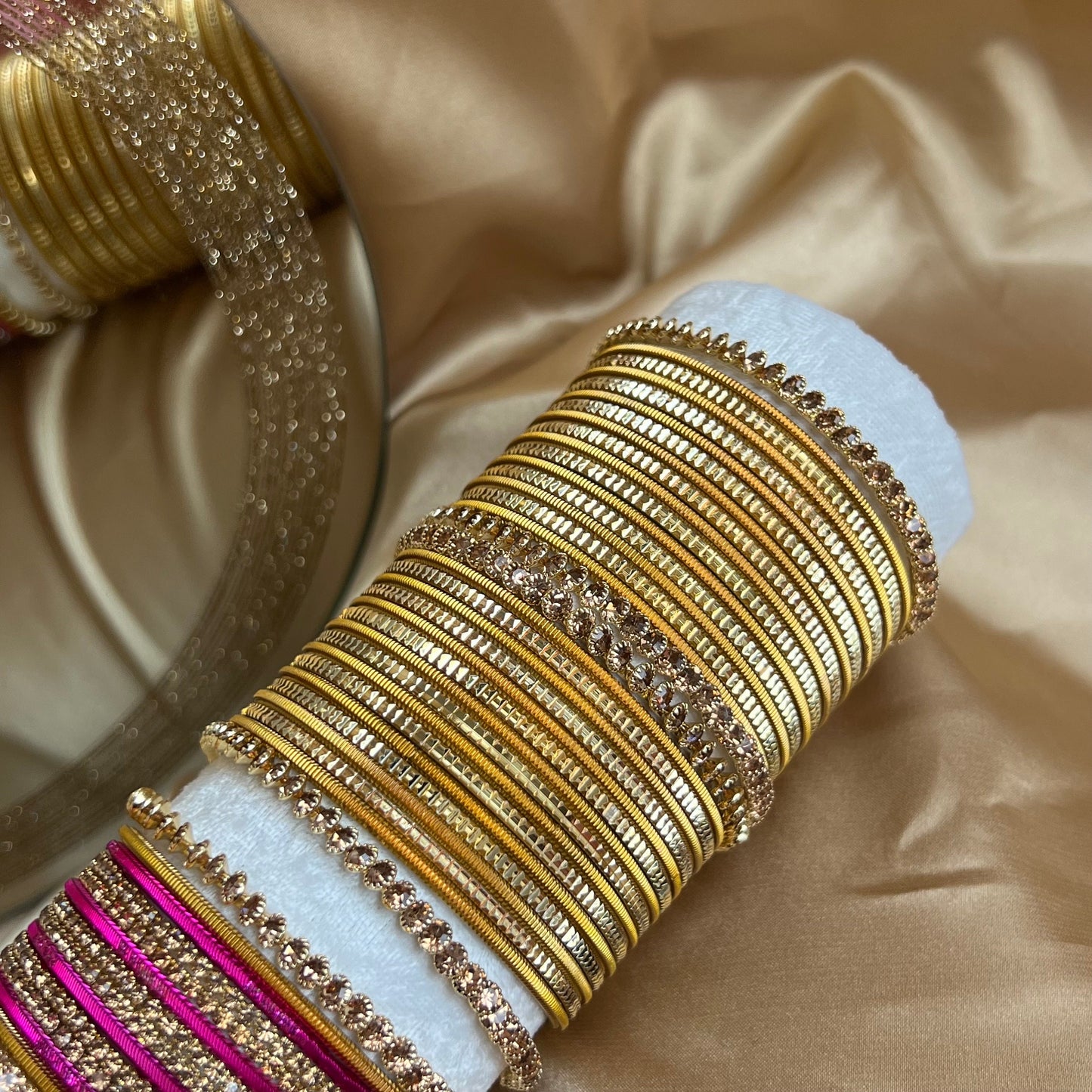 Limited Edition- Maroon/Gold/Luxury Bangle/Indian and Pakistani/Jewelley/ Fashion Bracelet/Gift for Women/Bangle roll