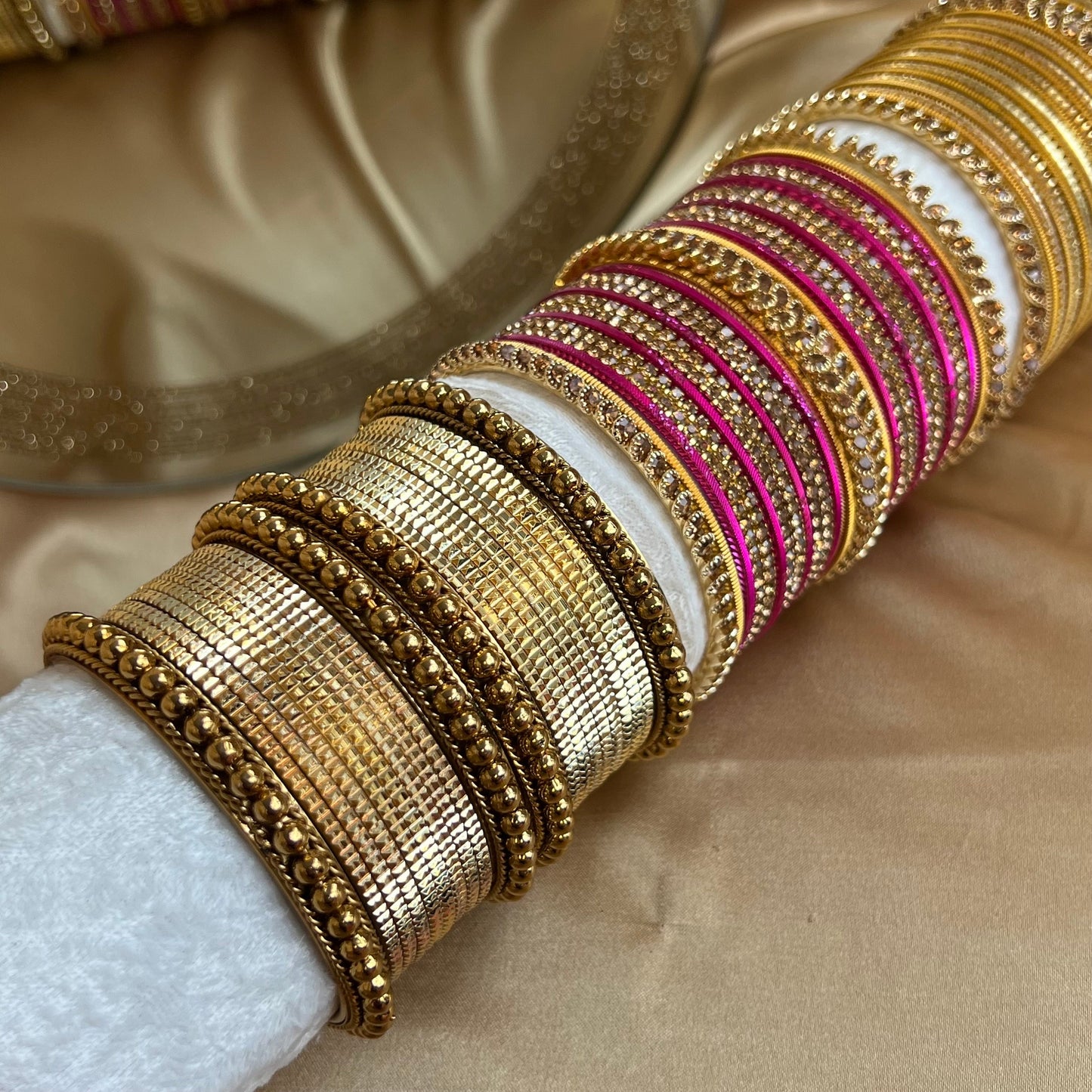 Limited Edition- Maroon/Gold/Luxury Bangle/Indian and Pakistani/Jewelley/ Fashion Bracelet/Gift for Women/Bangle roll