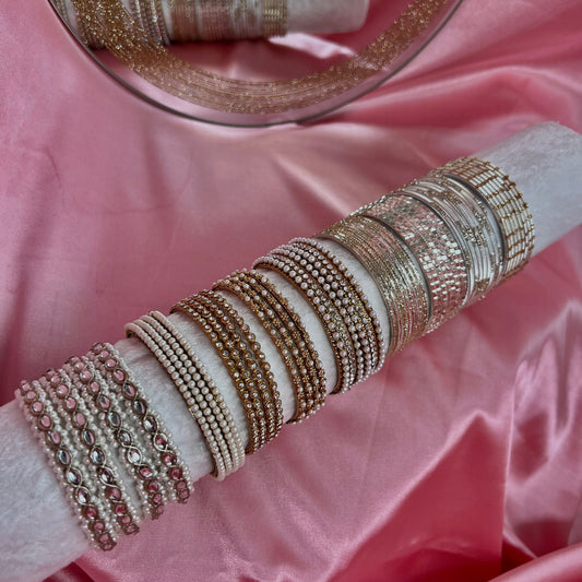 Bangle Roll Build Your Bangle Set - Clear Collection/Indian/ Pakistani/Jewelley/ Fashion Bracelet