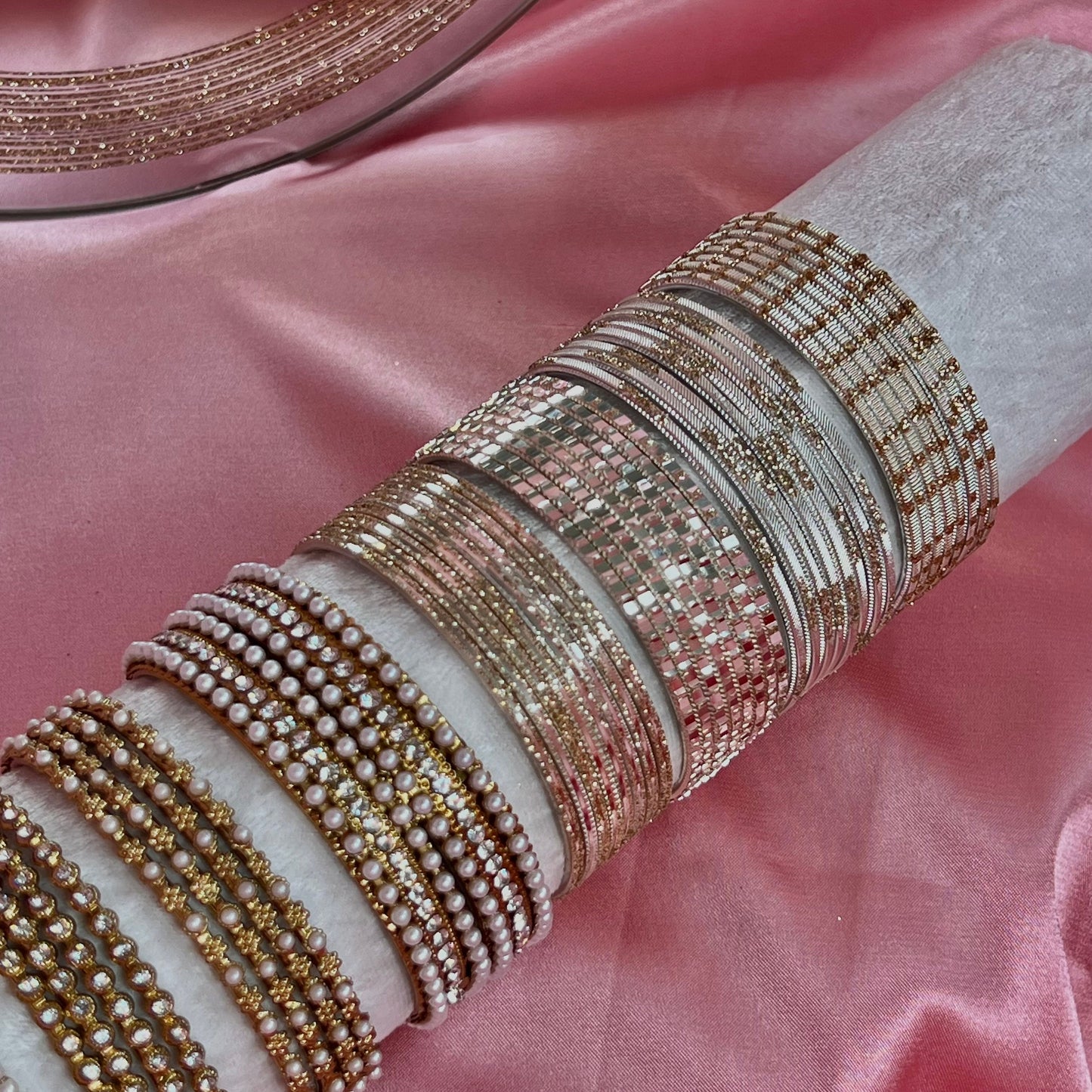 Bangle Roll Build Your Bangle Set - Clear Collection/Indian/ Pakistani/Jewelley/ Fashion Bracelet