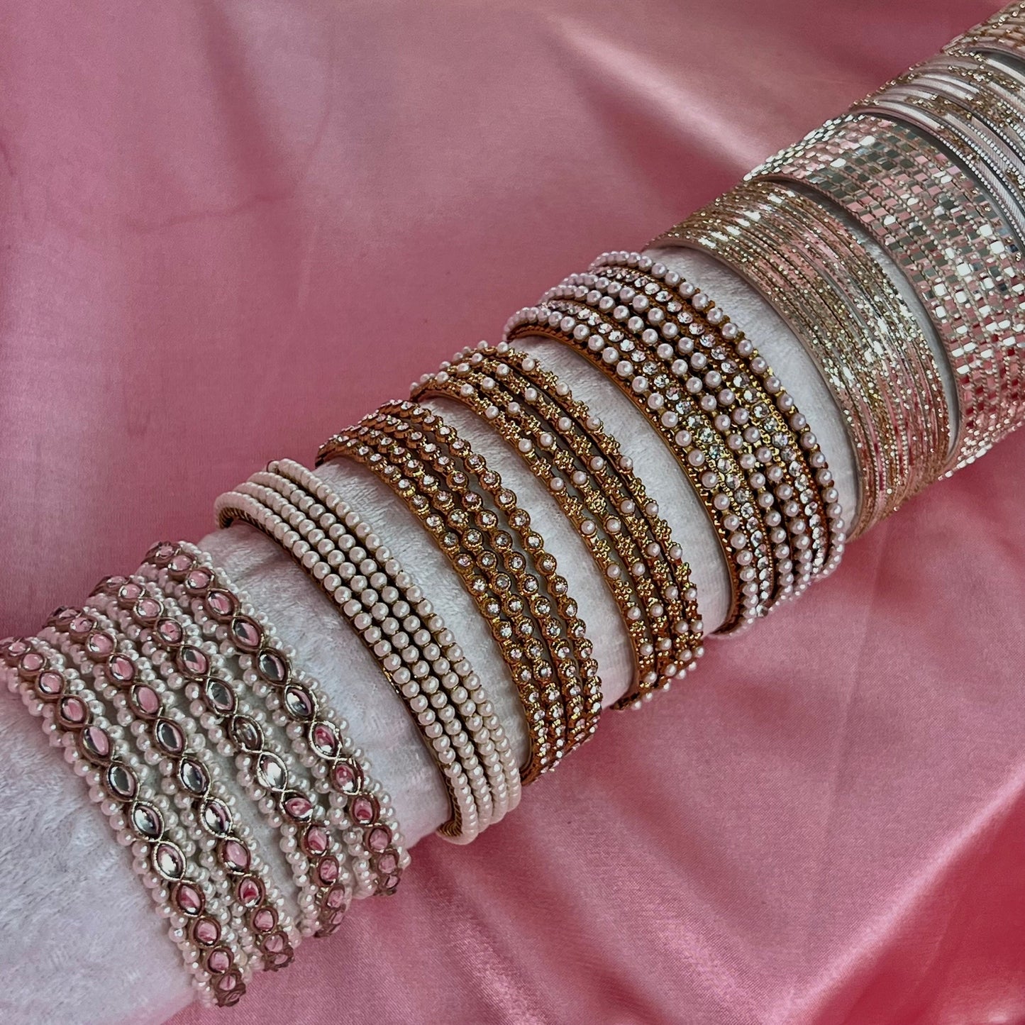Bangle Roll Build Your Bangle Set - Clear Collection/Indian/ Pakistani/Jewelley/ Fashion Bracelet
