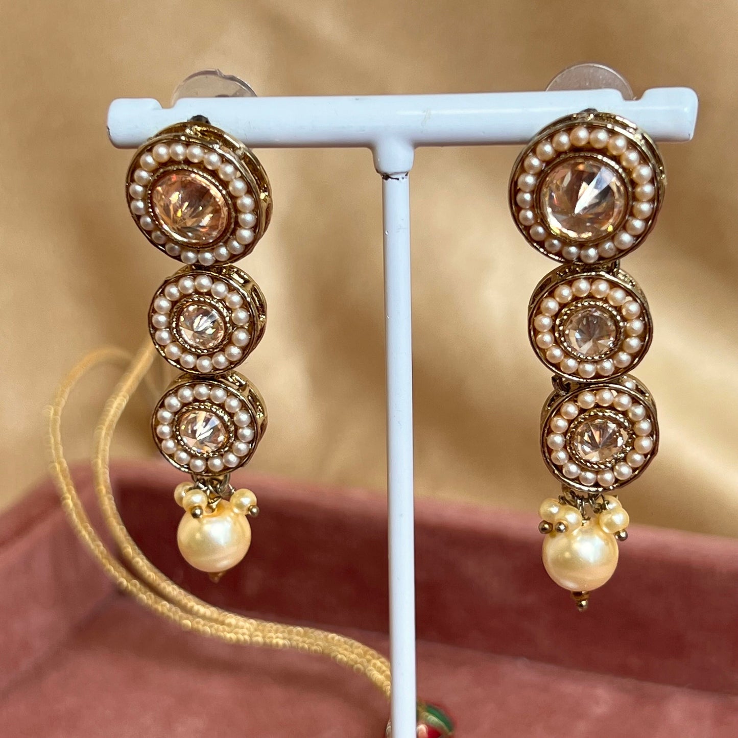 Pearl Necklace Set Earring/ Indian/ Pakistani/Fashion Jewellery/ Gift for Women