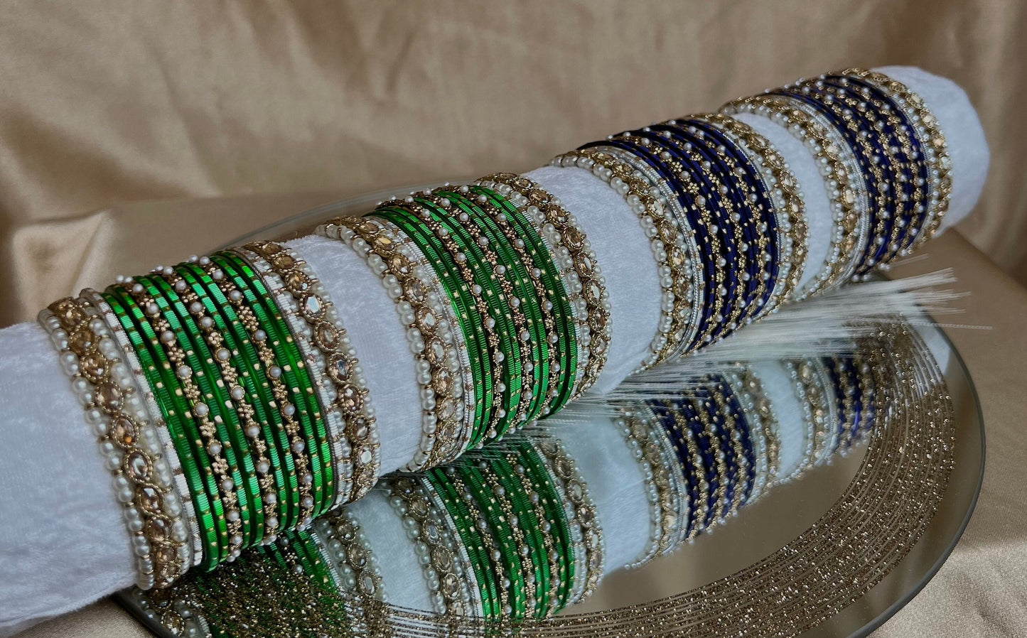 Small Maroon Pearly Bangle Set/Indian/ Pakistani/Jewelley/ Fashion Bracelet