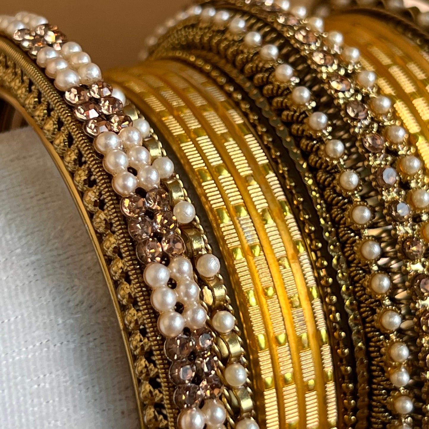 Honey Bangle Set - Gold/Indian/ Pakistani/Jewelley/ Fashion Bracelet