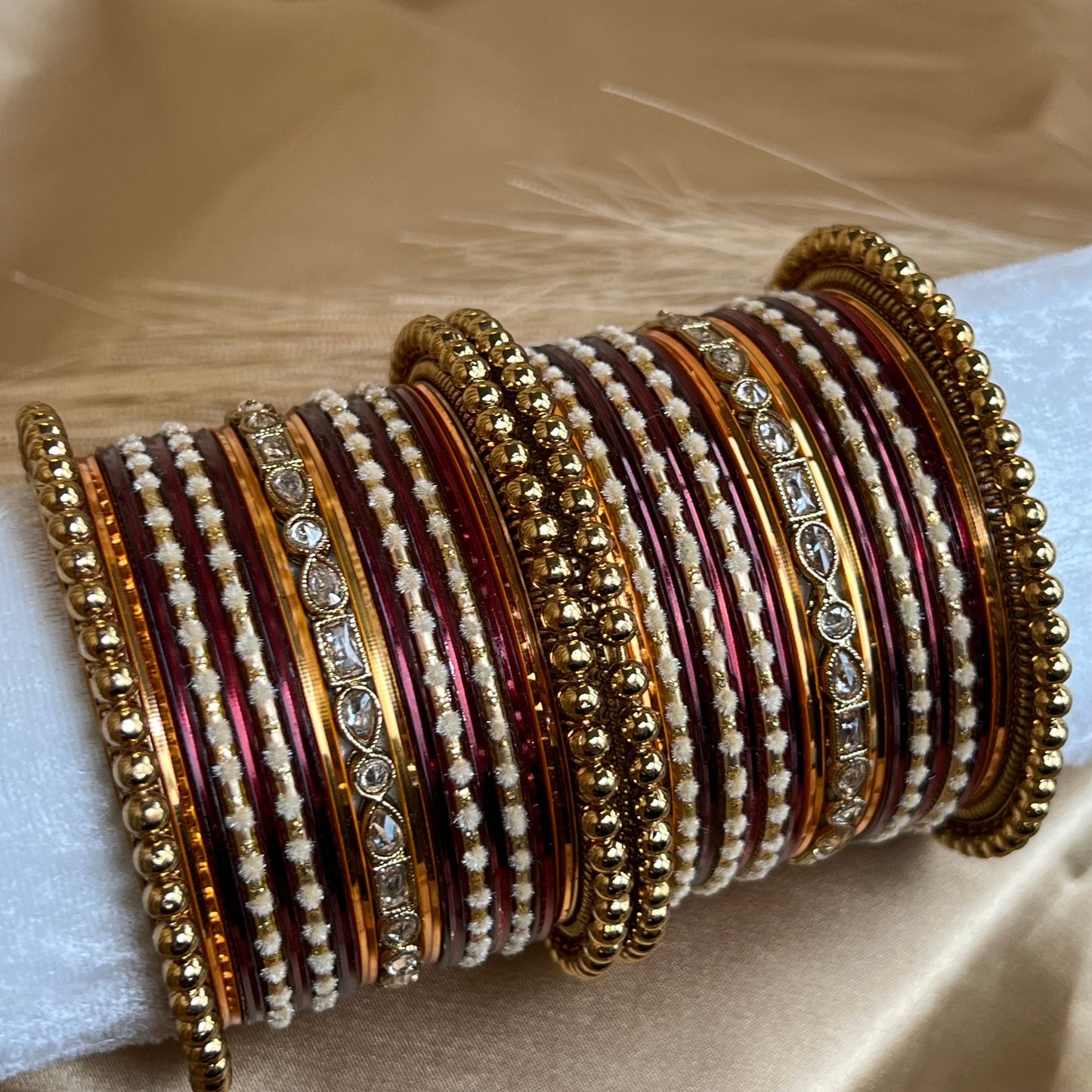 Small Sunset Maroon/ Orange Bangle Set/Indian/ Pakistani/Jewelley/ Fashion Bracelet/Mendhi/Bridal/Party/Gift for women.