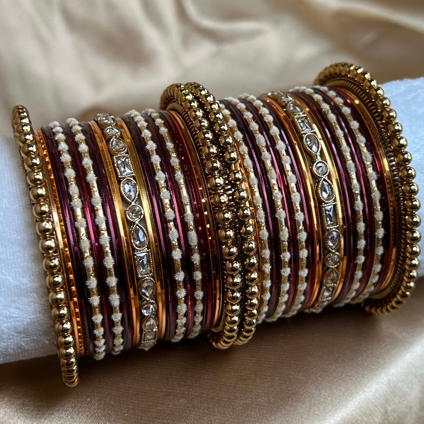 Small Sunset Maroon/ Orange Bangle Set/Indian/ Pakistani/Jewelley/ Fashion Bracelet/Mendhi/Bridal/Party/Gift for women.