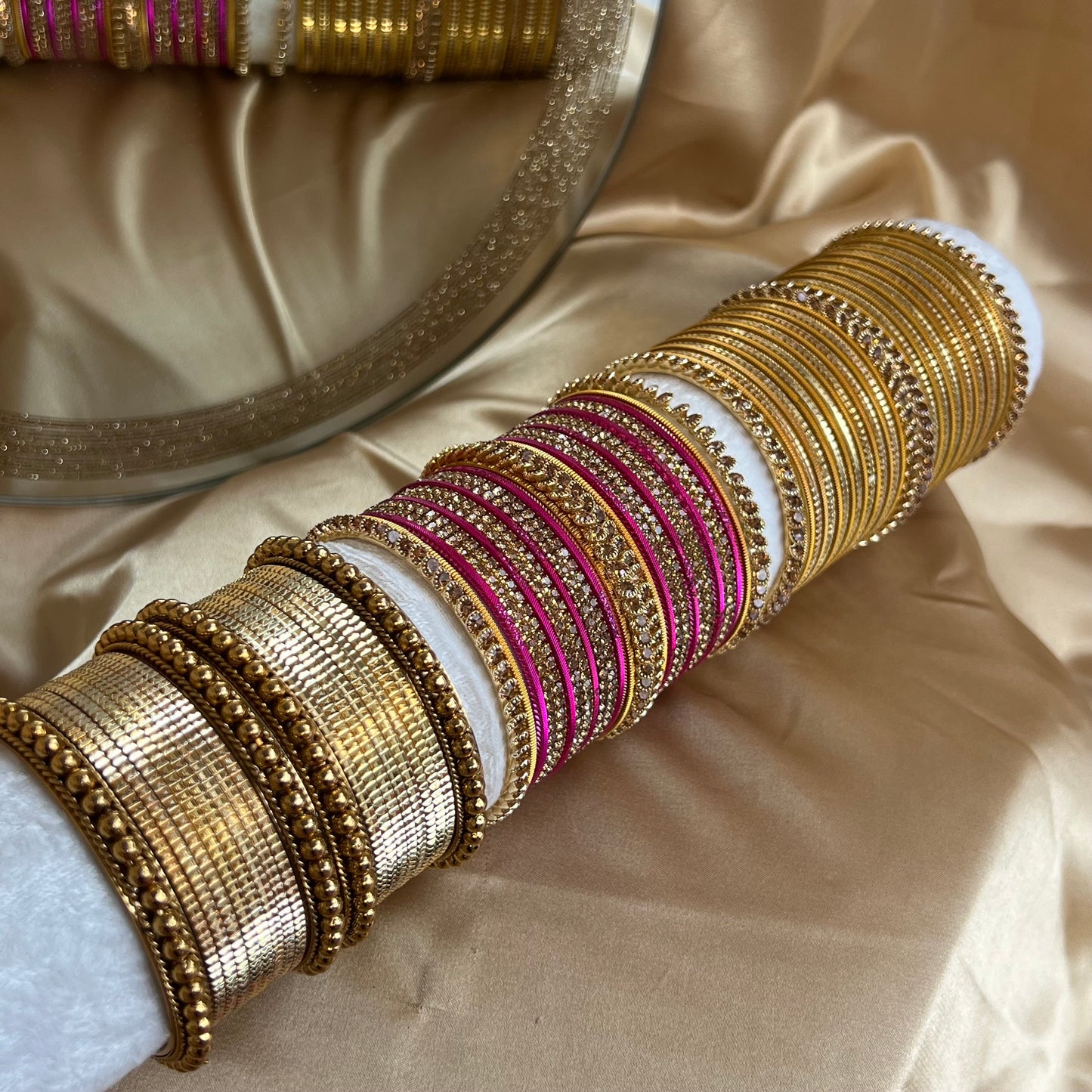 Limited Edition- Maroon/Gold/Luxury Bangle/Indian and Pakistani/Jewelley/ Fashion Bracelet/Gift for Women/Bangle roll