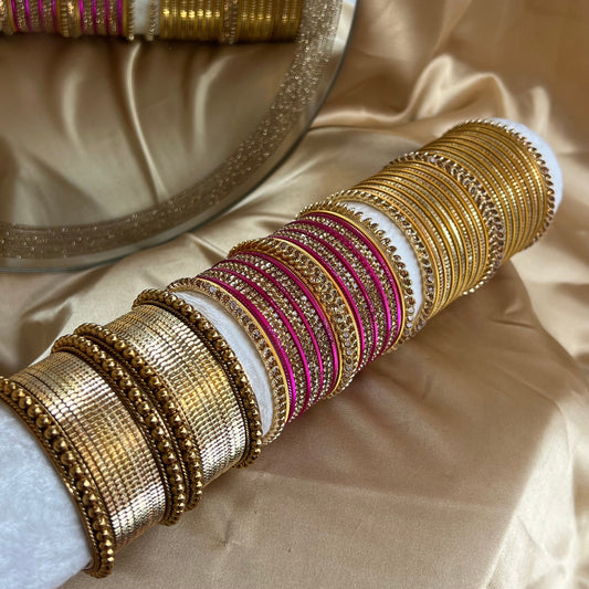 Limited Edition- Maroon/Gold/Luxury Bangle/Indian and Pakistani/Jewelley/ Fashion Bracelet/Gift for Women/Bangle roll