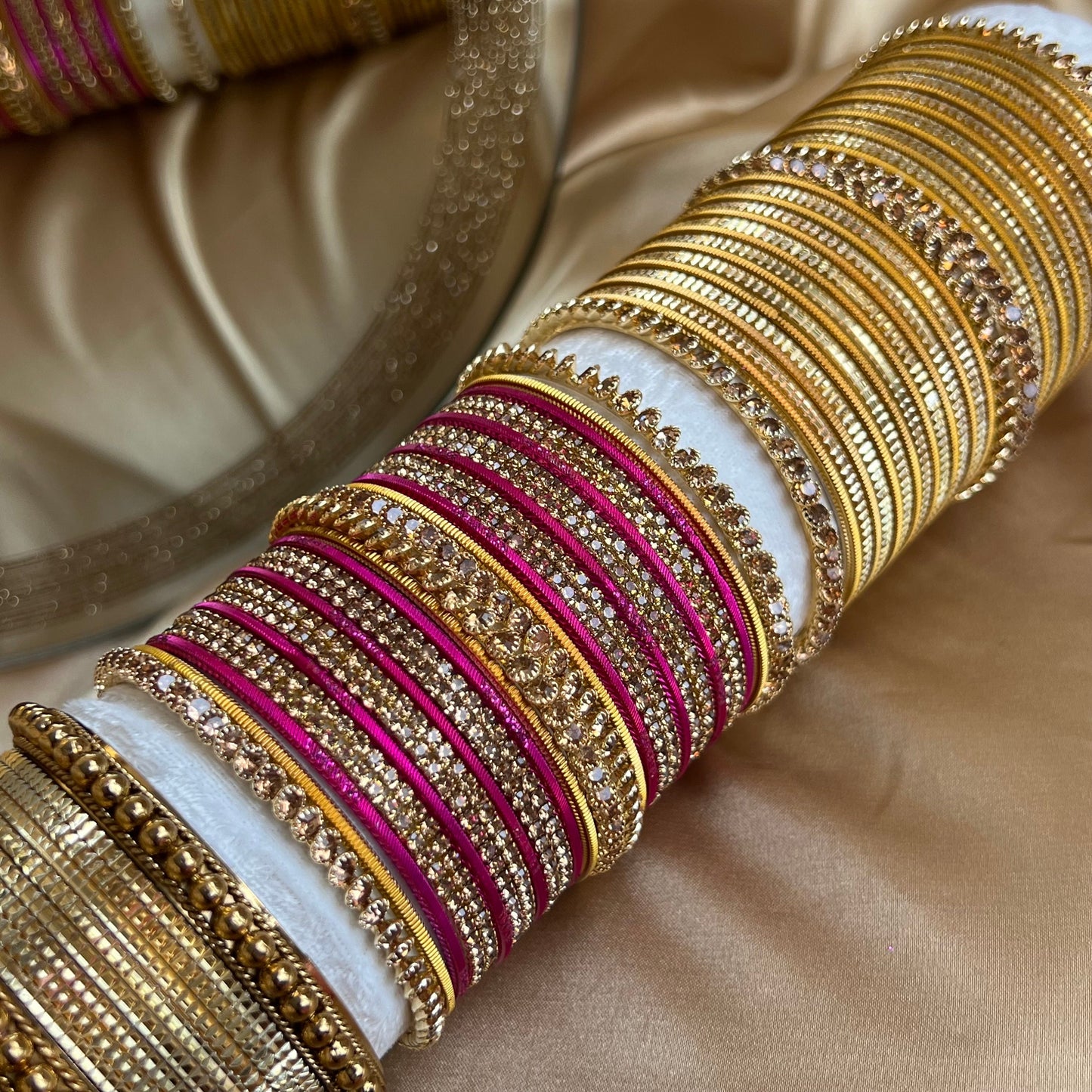 Limited Edition- Maroon/Gold/Luxury Bangle/Indian and Pakistani/Jewelley/ Fashion Bracelet/Gift for Women/Bangle roll