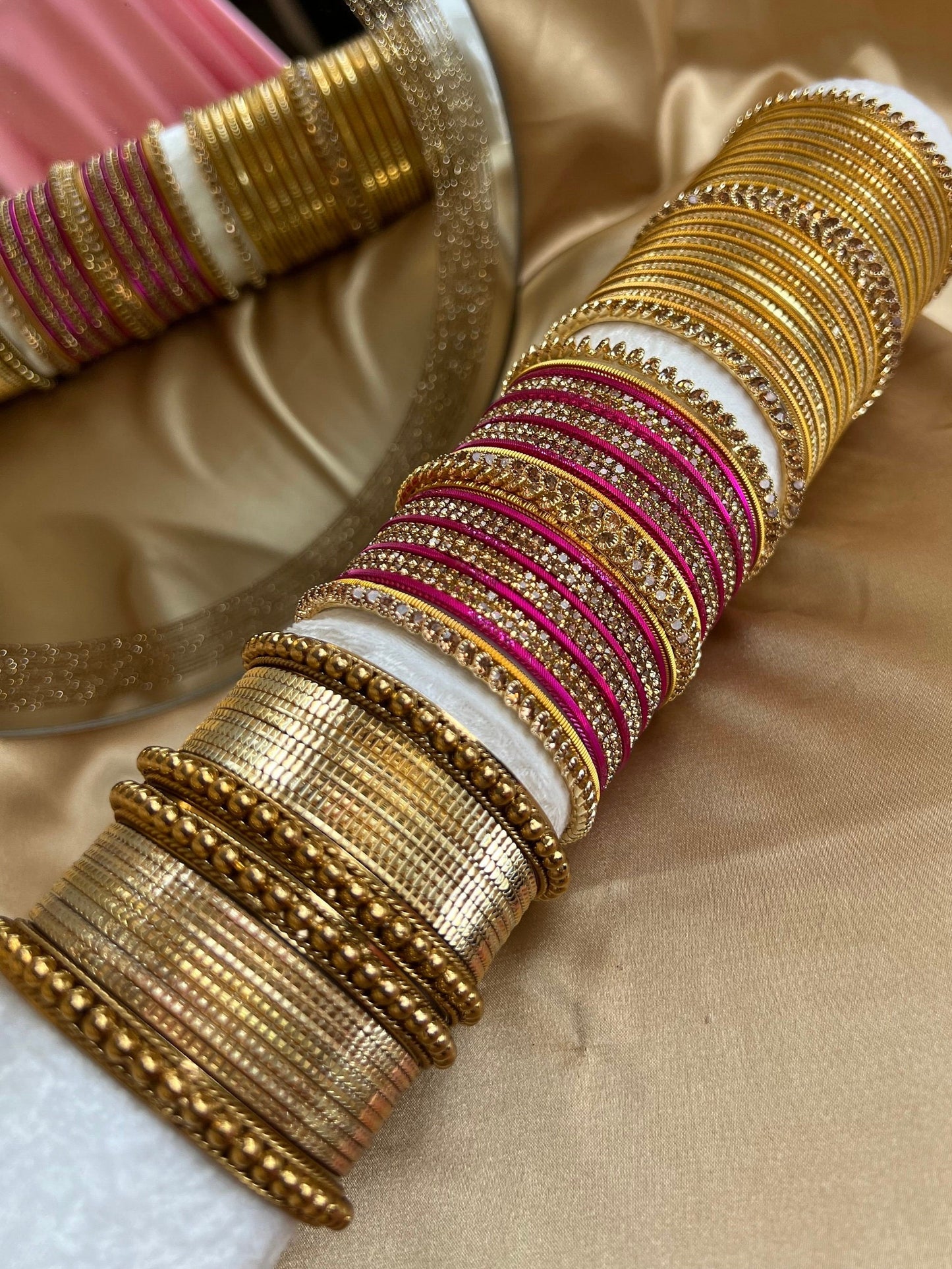 Limited Edition- Maroon/Gold/Luxury Bangle/Indian and Pakistani/Jewelley/ Fashion Bracelet/Gift for Women/Bangle roll